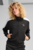 Жіноча чорна спортивна кофта T7 ALWAYS ON Short Track Jacket Women