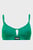 Женский зеленый лиф от купальника PUMA Women's Swim Peek-a-boo Top