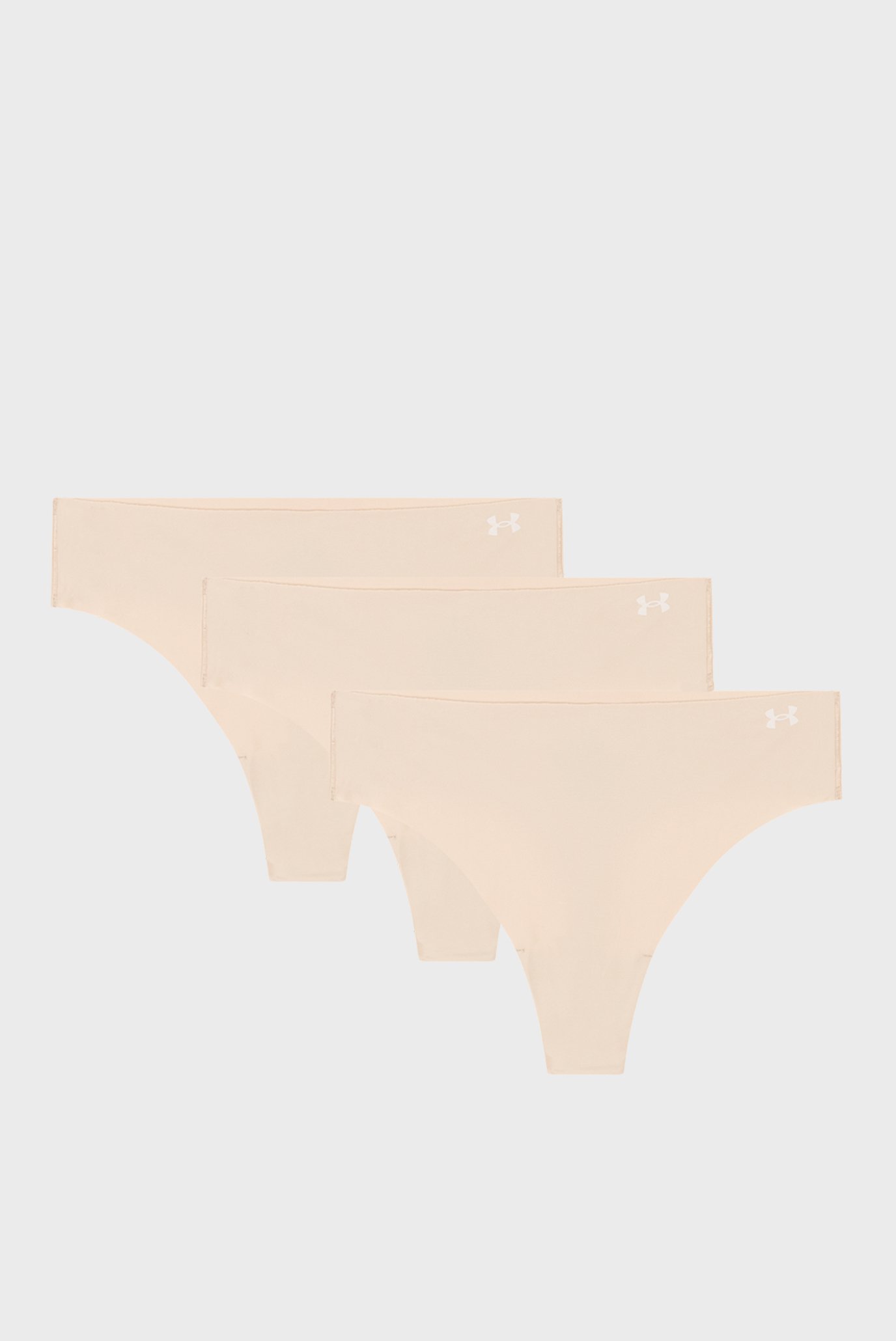 Женские бежевые трусики (3 шт) UA Pure Stretch NS THONG Бежевый L Under Armour 1383893-500 Женские бежевые трусики (3 шт) UA Pure Stretch NS THONG Бежевый L Under Armour 1383893-500