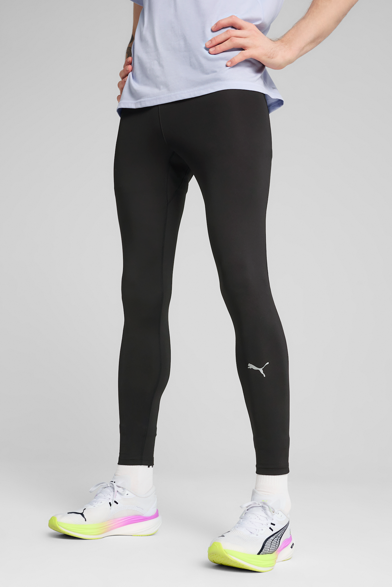 Чоловічі чорні тайтси VELOCITY Long Running Tights Men 1