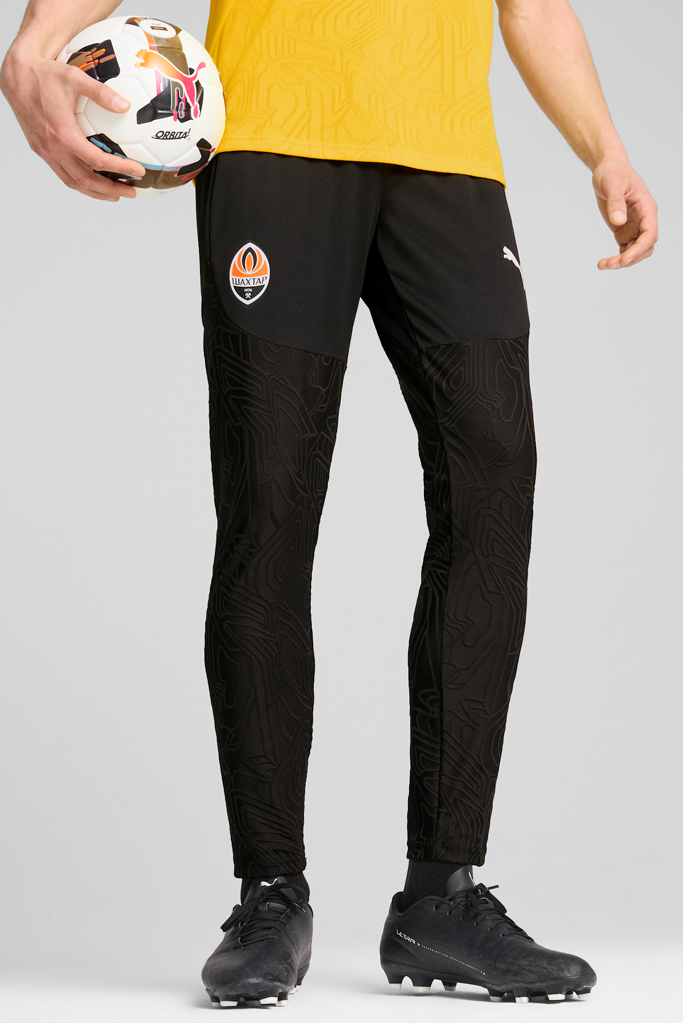 Чоловічі чорні спортивні штани FC Shakhtar Donetsk Training Pants Men 1