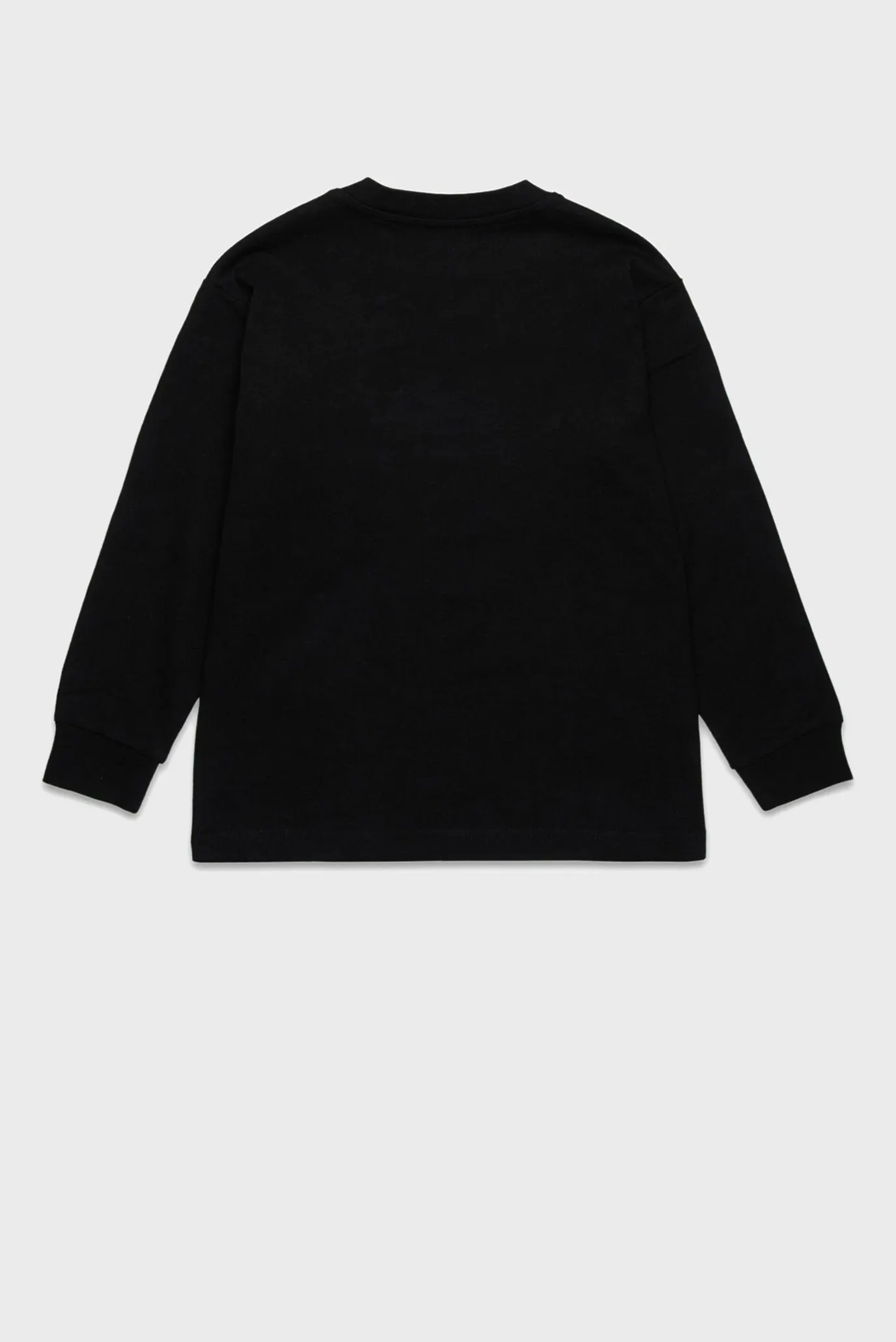 Дитячий чорний лонгслів TJUSTBIGOVALS OVER 2