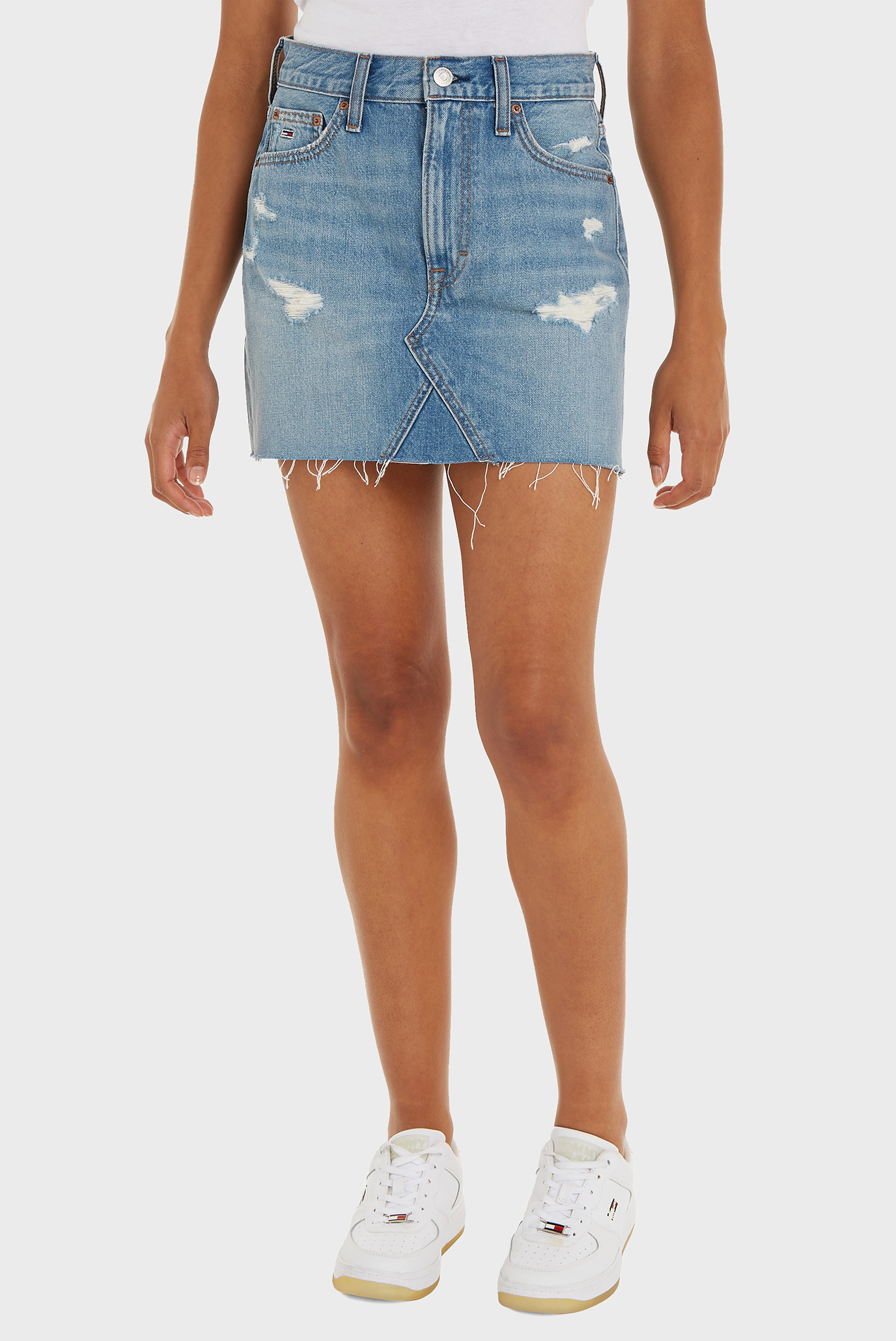 Женская синяя джинсовая юбка ZZIE MR MN Синий 28 Tommy Jeans DW0DW17675 Женская синяя джинсовая юбка ZZIE MR MN Синий 28 Tommy Jeans DW0DW17675