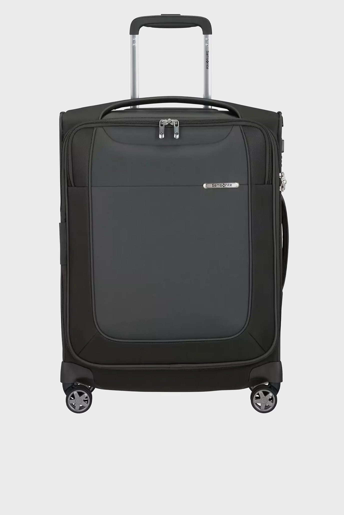 Темно-серый чемодан 55 см DʼLITE 1