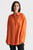 Женская оранжевая льняная рубашка