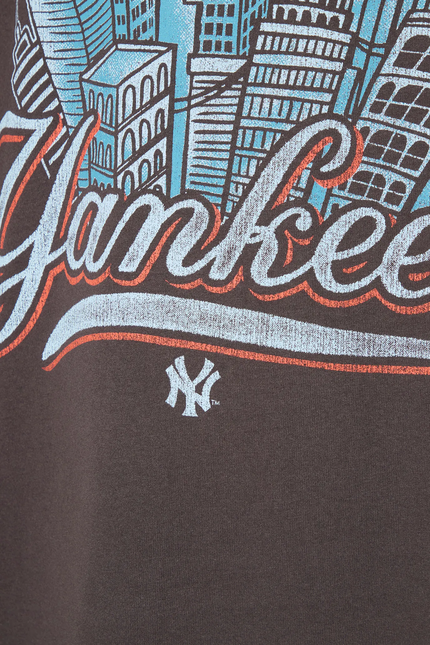 Коричнева футболка NEW YORK YANKEES SIGMA (унісекс) 3