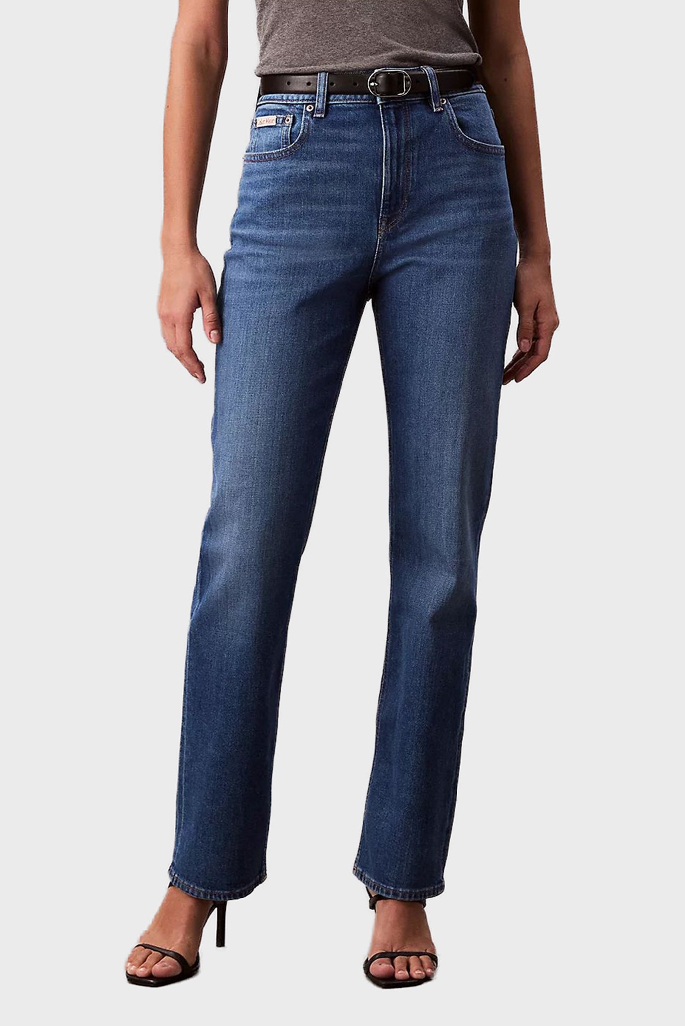 Женские синие джинсы HIGH RISE Синий 25-SH Calvin Klein Jeans LV047B913G Женские синие джинсы HIGH RISE Синий 25-SH Calvin Klein Jeans LV047B913G