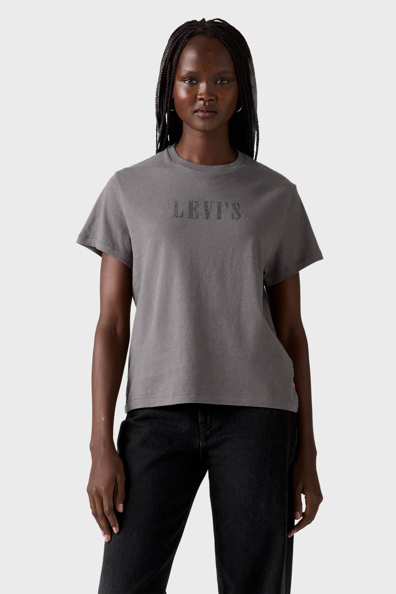 Женская серая футболка Серый L Levi’s® A2226;0114 Женская серая футболка Серый L Levi’s® A2226;0114