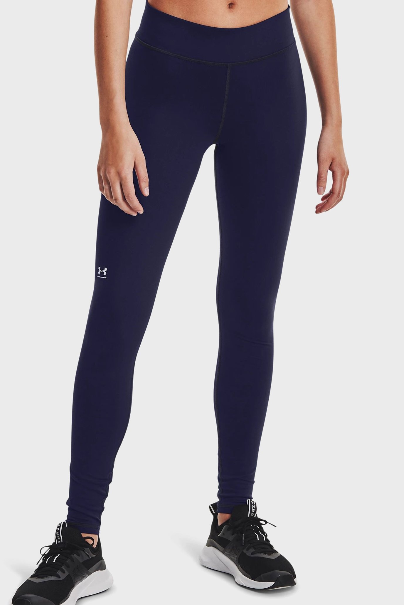 Женские темно-синие термобрюки UA CG Authentics Legging Синий M Under Armour 1368700-410 Женские темно-синие термобрюки UA CG Authentics Legging Синий M Under Armour 1368700-410