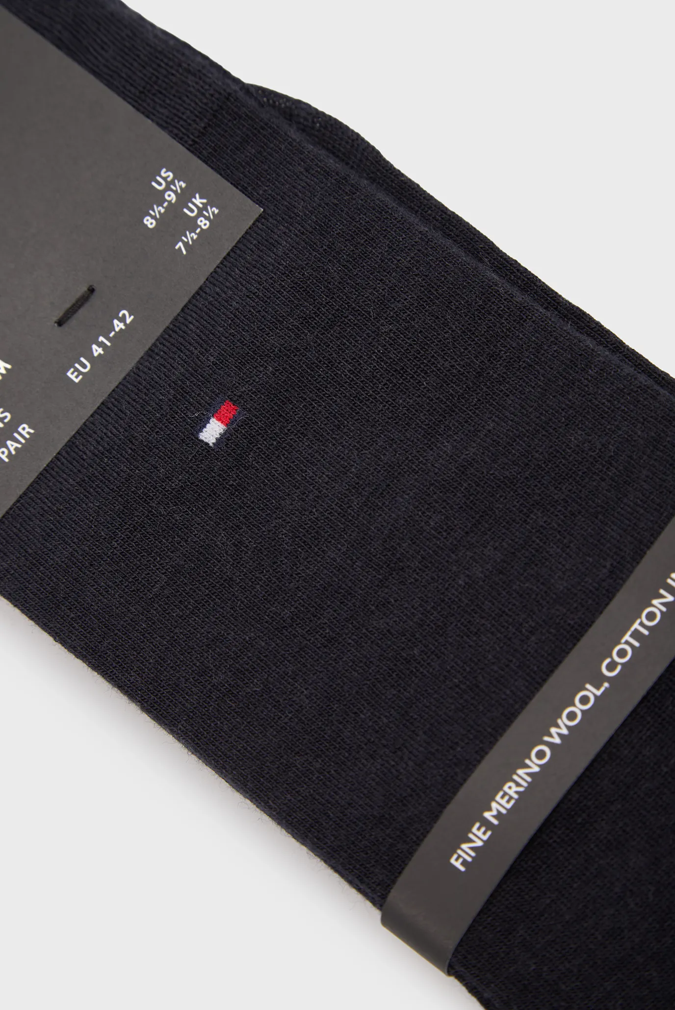 Чоловічі темно-сині вовняні шкарпетки PREMIUM 2