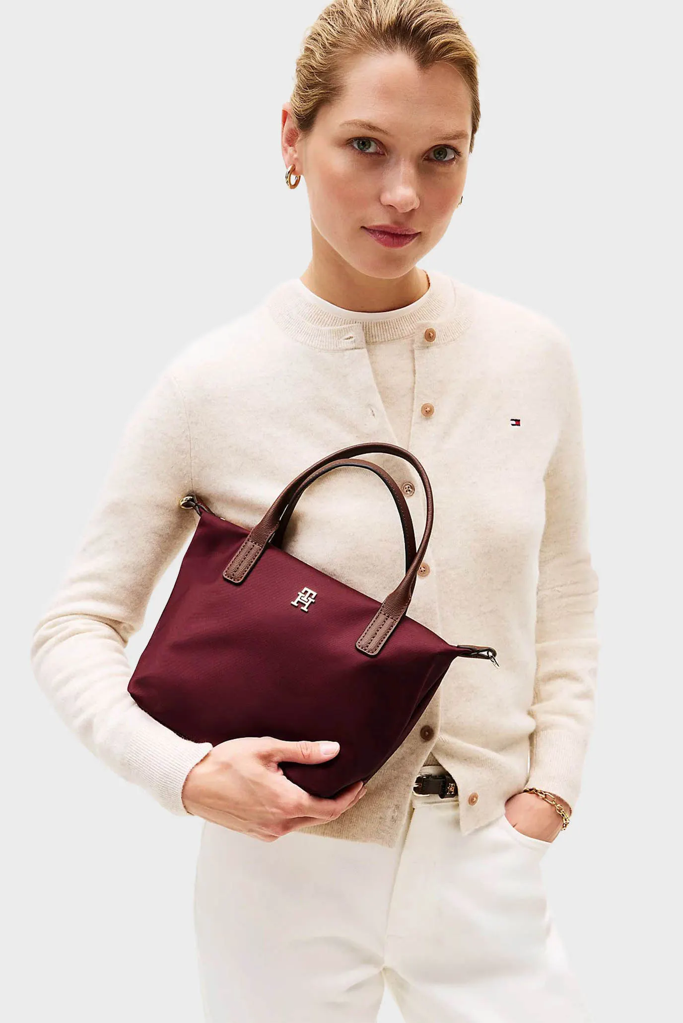 Женская бордовая сумка POPETTE 2