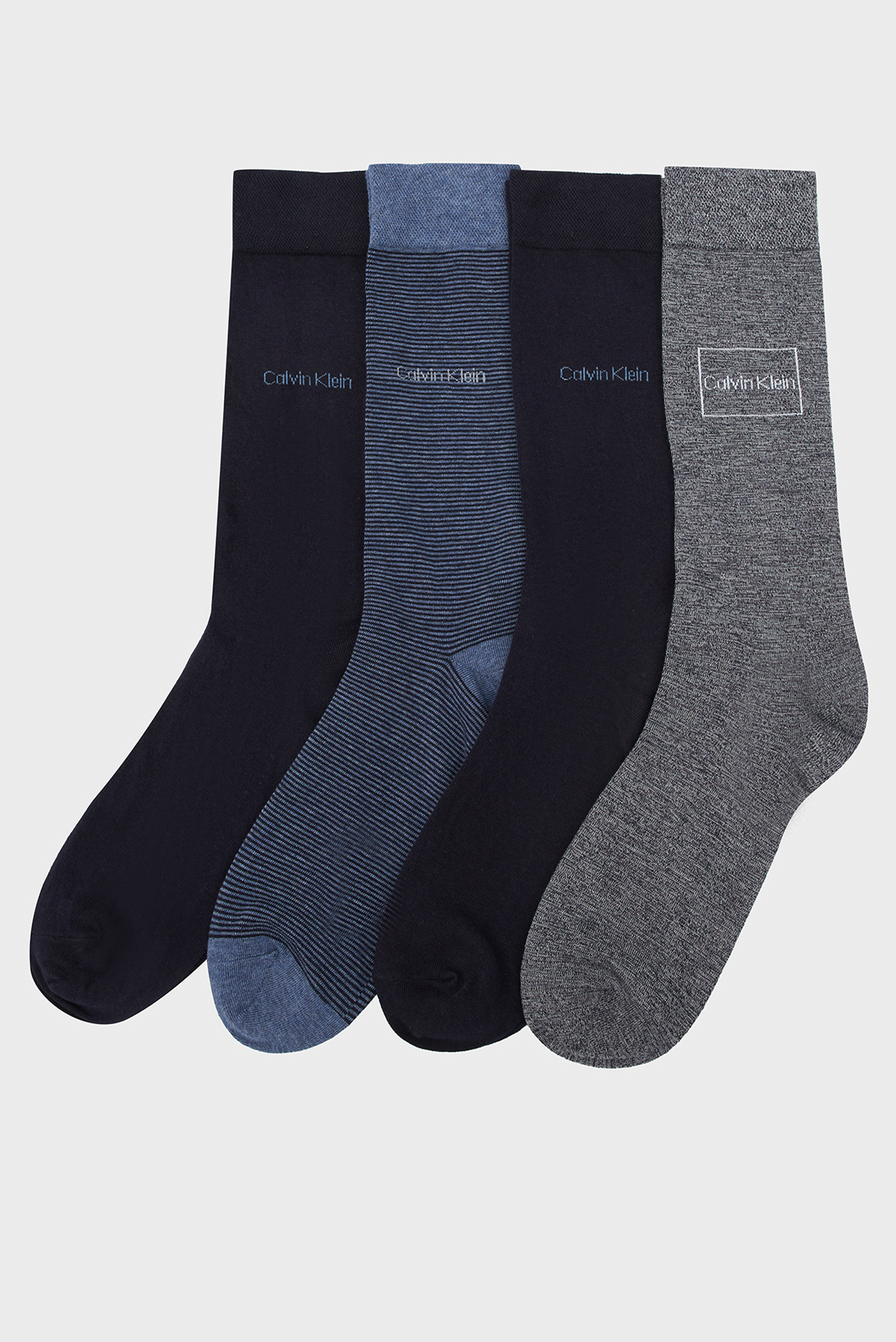 Мужские носки (4 пары)  CK MEN SOCK 4P LOGO GIFTBOX 1