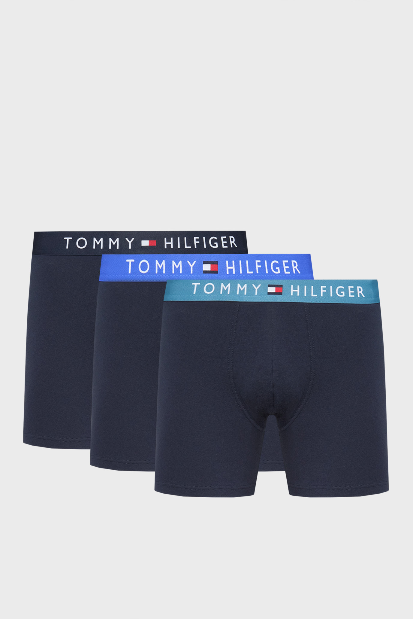 Мужские темно-синие боксеры (3 шт) BOXER BRIEF WB Синий XXL Tommy Hilfiger UM0UM03431 Мужские темно-синие боксеры (3 шт) BOXER BRIEF WB Синий XXL Tommy Hilfiger UM0UM03431