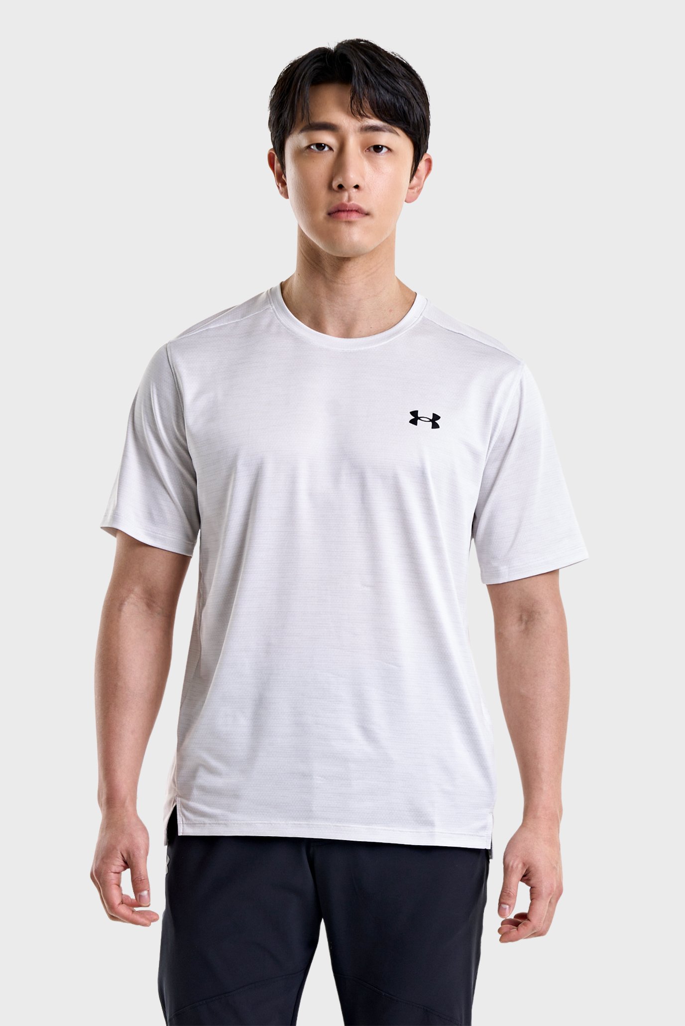 Мужская белая футболка UA Tech Vent SS 1