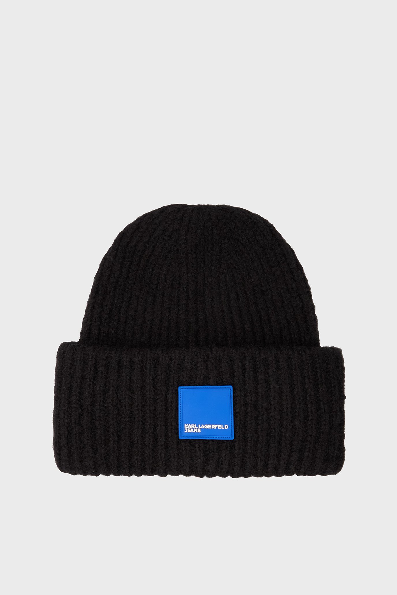 Чоловіча чорна шапка box logo beanie 1