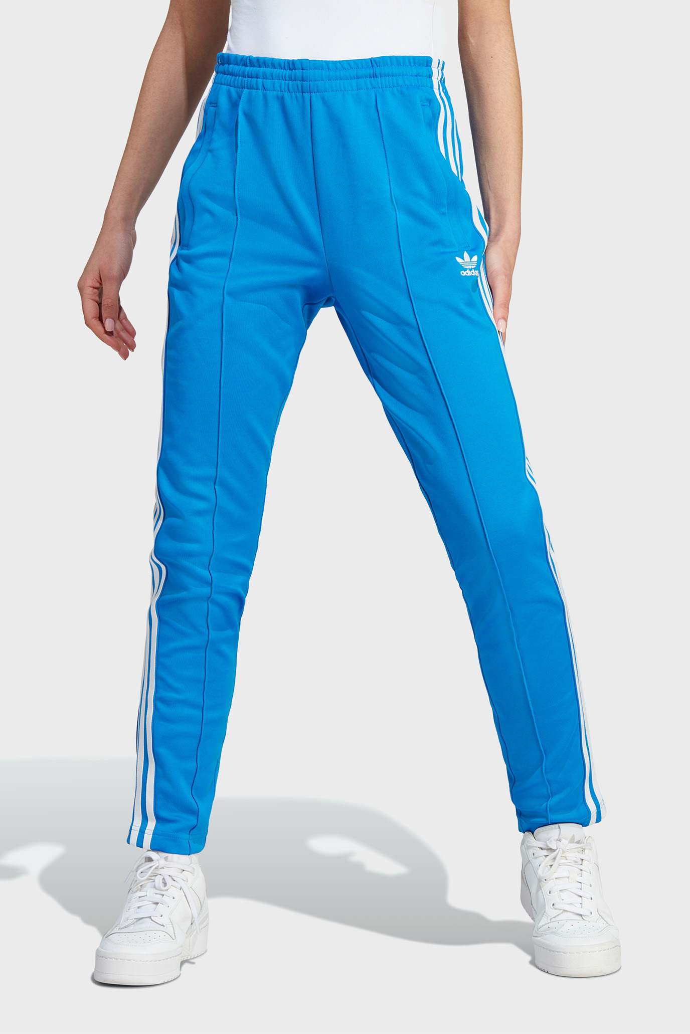 Женские голубые спортивные брюки Adicolor SST 1