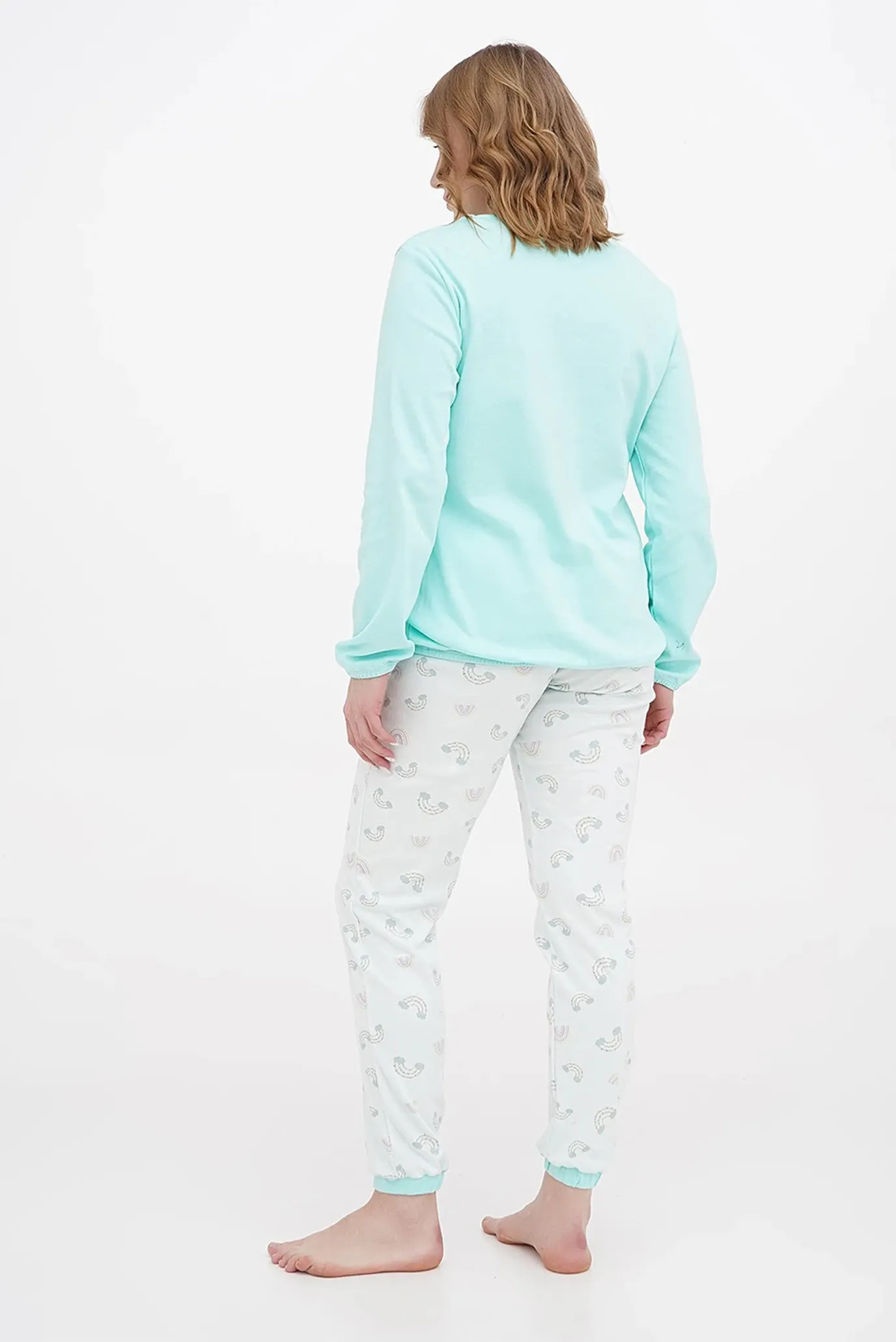 Жіноча піжама (лонгслів, брюки) 2