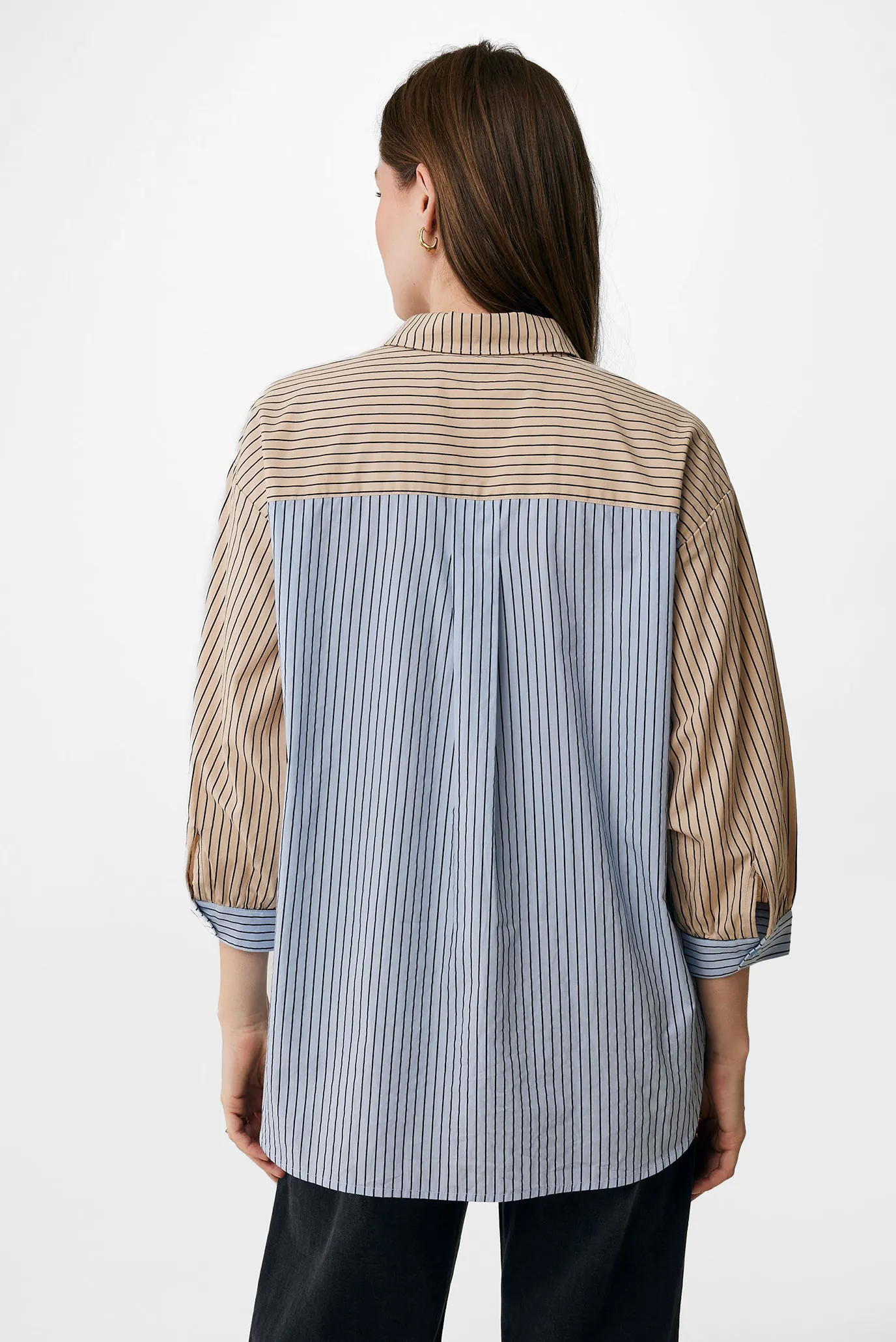 Жіноча сорочка у смужку 2