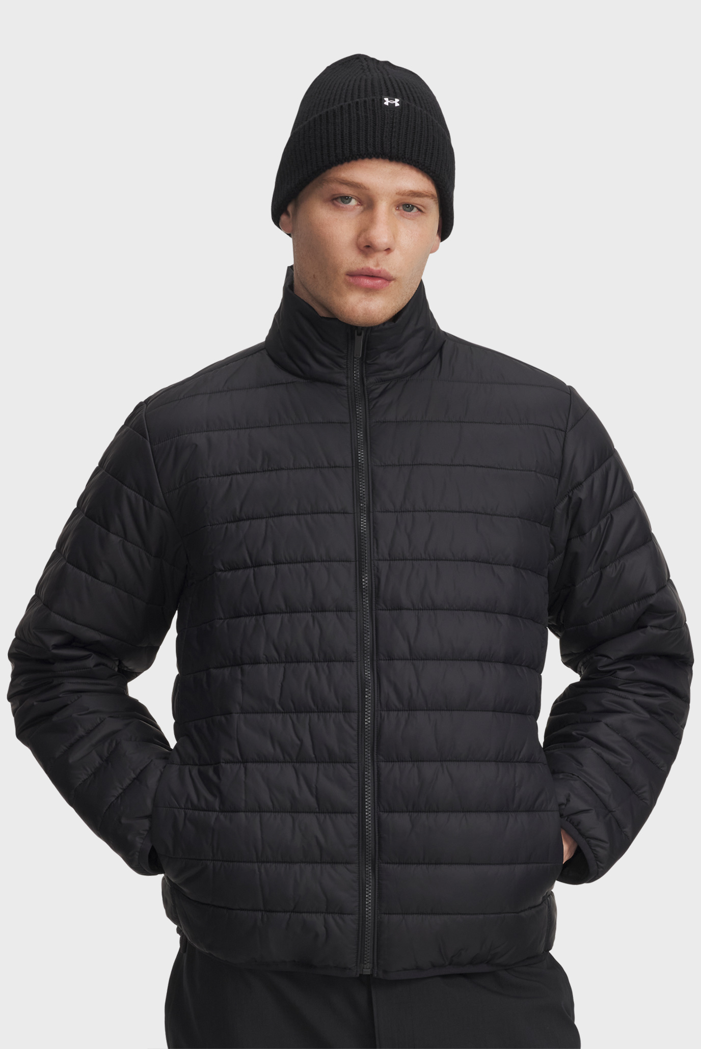 Мужская черная парка 3в1 UA Legend Insulate 4 Черный XL Under Armour 6005687-003 Мужская черная парка 3в1 UA Legend Insulate 4 Черный XL Under Armour 6005687-003