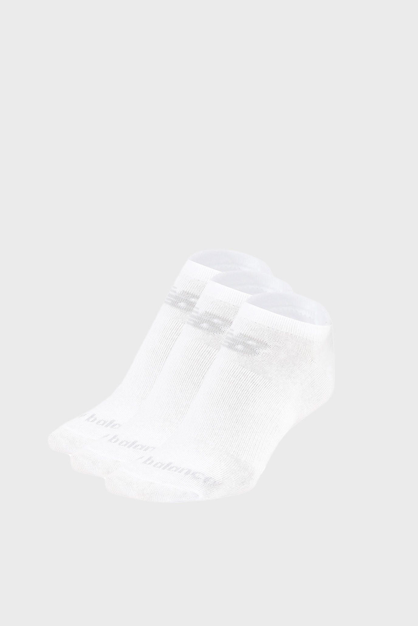 Белые носки Performance Cotton Flat Knit No Show (3 пары) 1