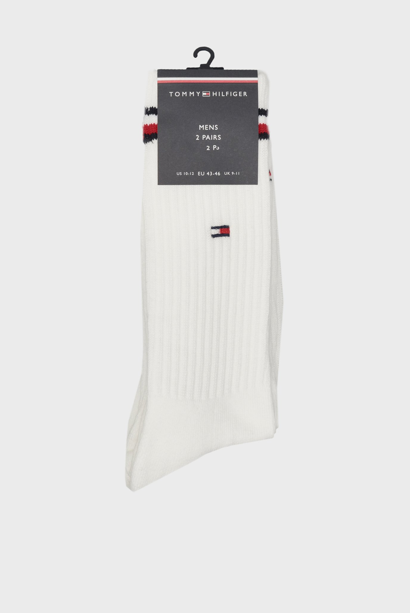 Чоловічі білі шкарпетки (2 пари) TH MEN ICONIC SOCK 2P 1
