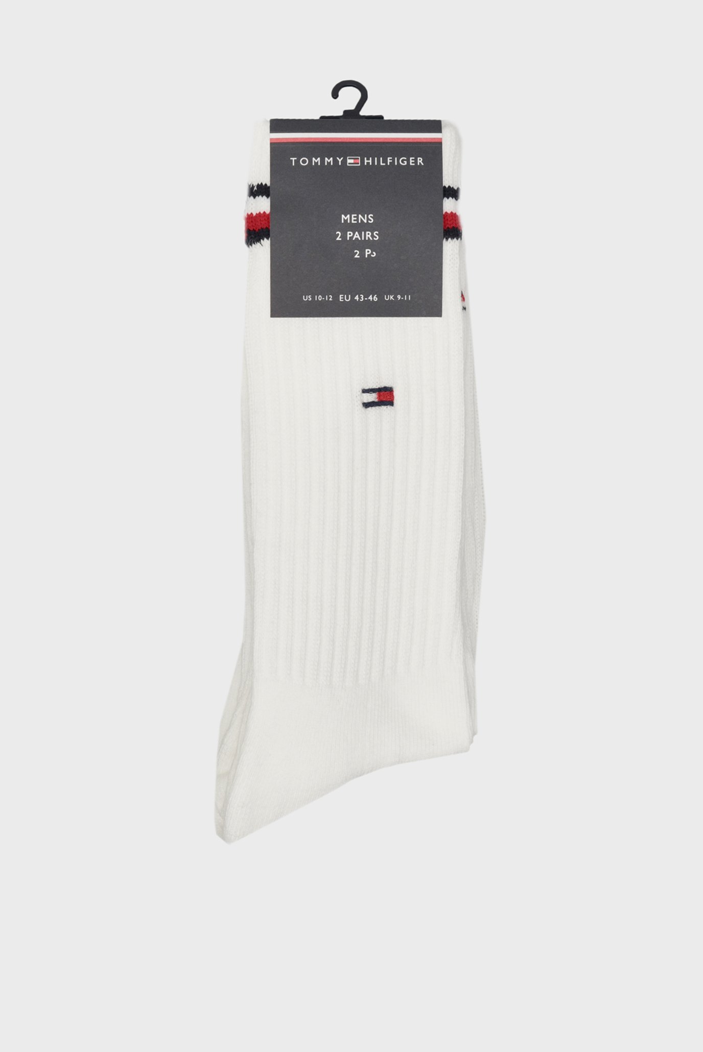 Мужские белые носки (2 пары) TH MEN ICONIC SOCK 2P 1