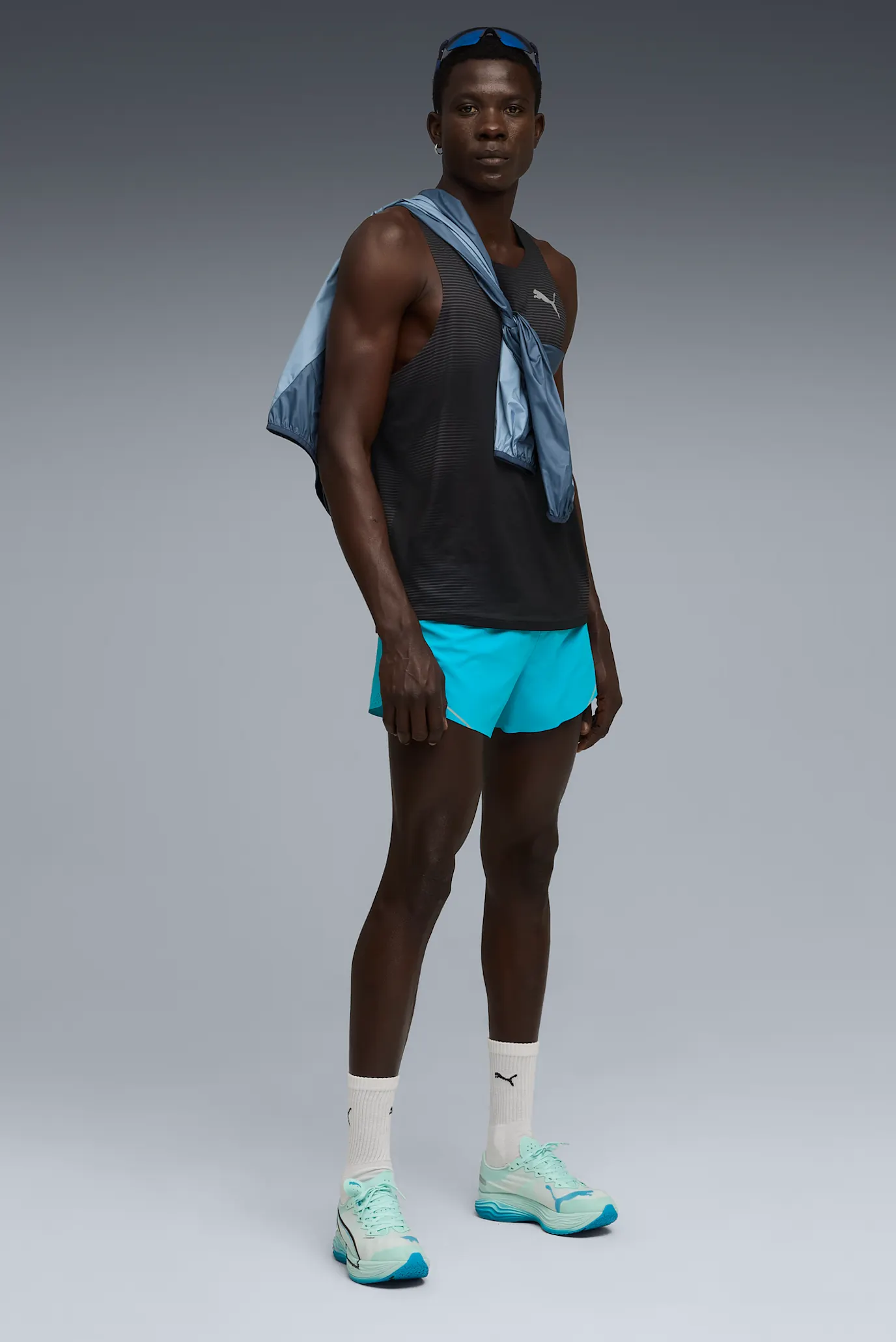 Чоловічі блакитні шорти RACEDAY ULTRAWEAVE 3