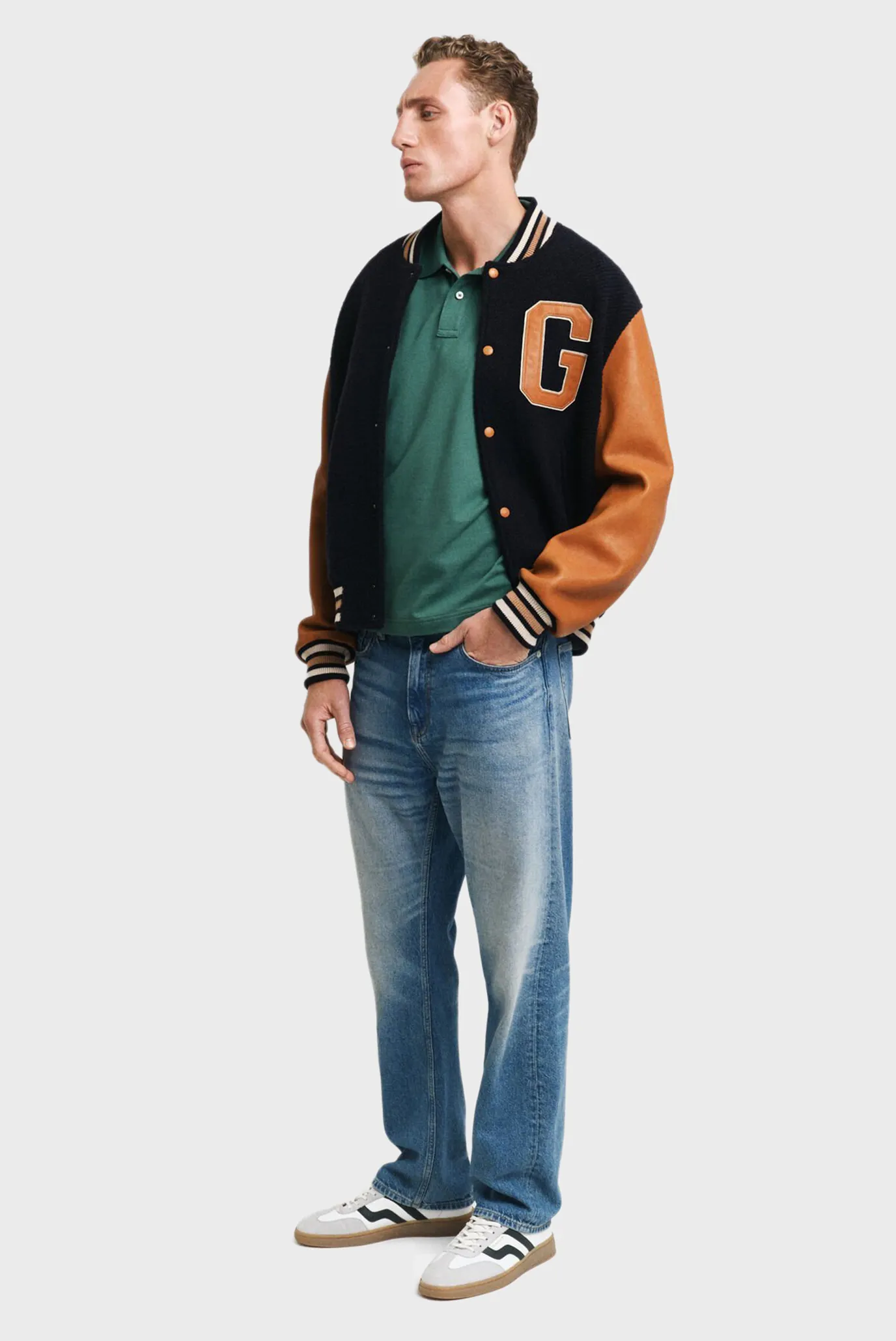 Мужское зеленое поло REG SHIELD SS PIQUE POLO 2