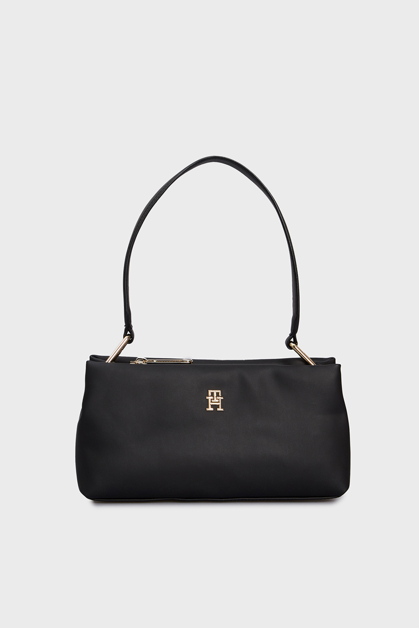 Женская черная сумка TH SOFT SHOULDER BAG 1