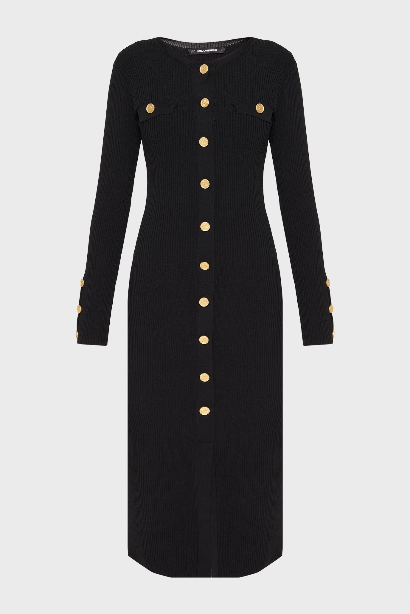 Женское черное платье Черный S Karl Lagerfeld A3W13038 Женское черное платье Черный S Karl Lagerfeld A3W13038
