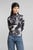 Женский темно-серый гольф с узором Printed mock slim r t l/s wmn