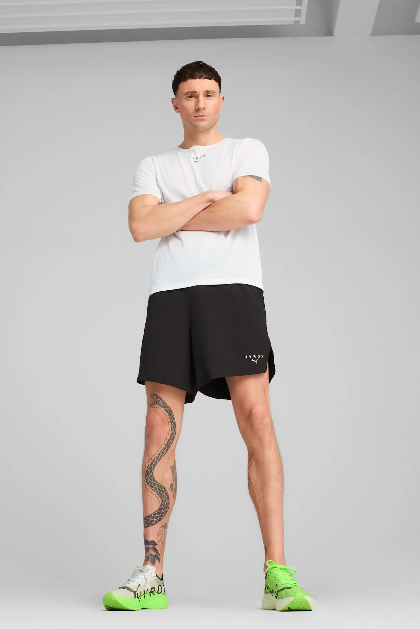 Чоловічі чорні шорти PUMA x HYROX ULTRAWEAVE 6