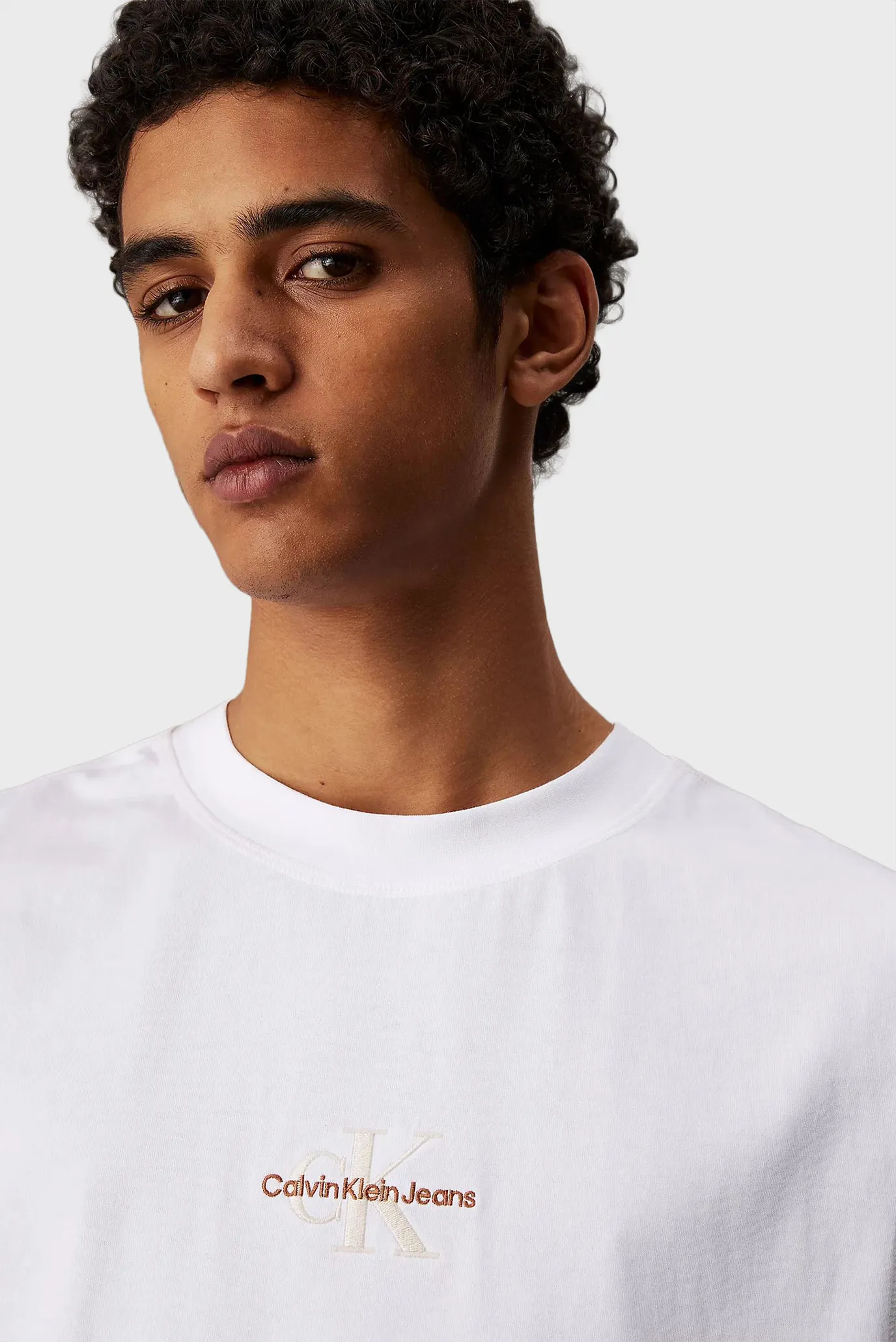 Мужская белая майка MONOLOGO SLEEVELESS TEE 4