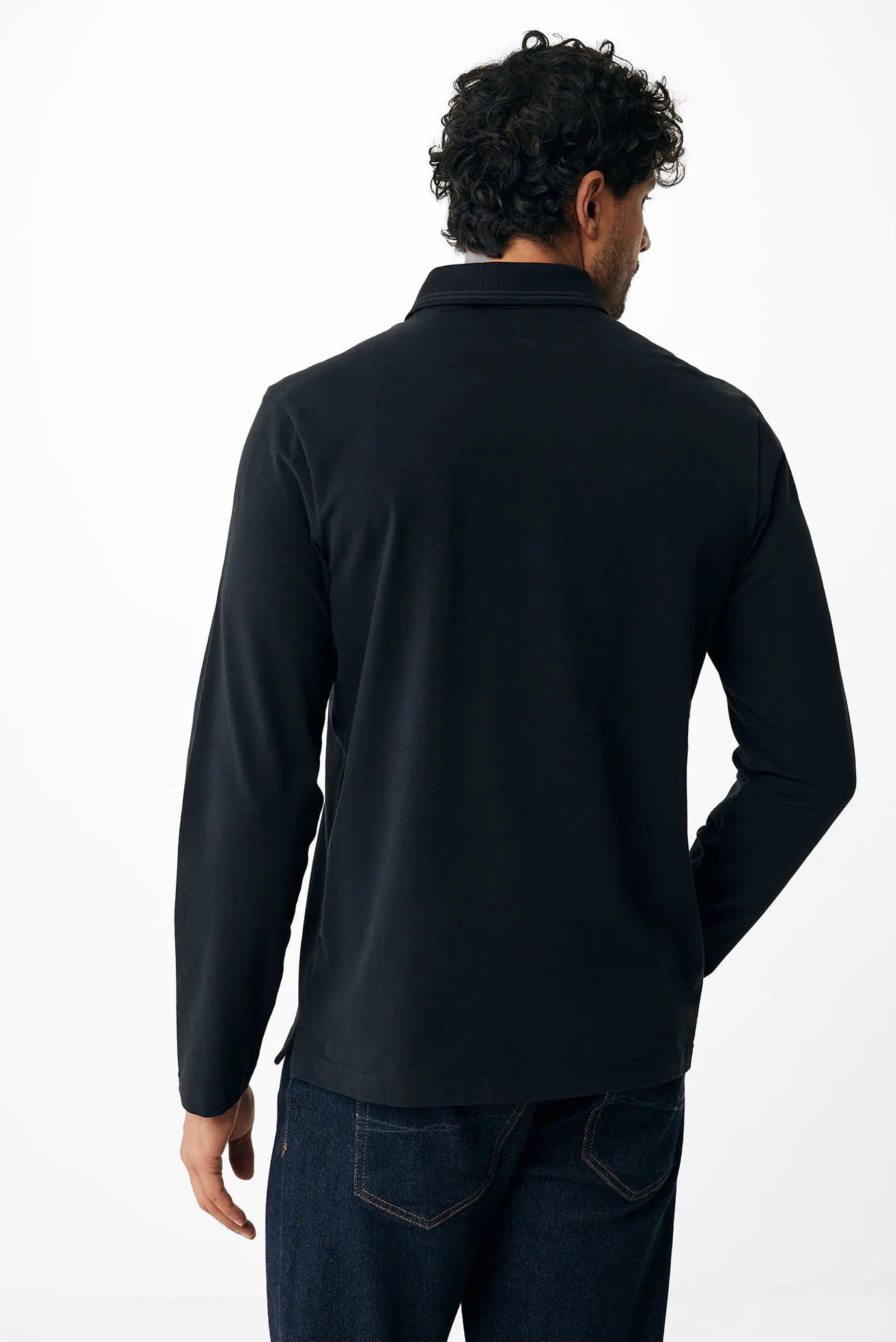 Чоловіче чорне поло BAS 3