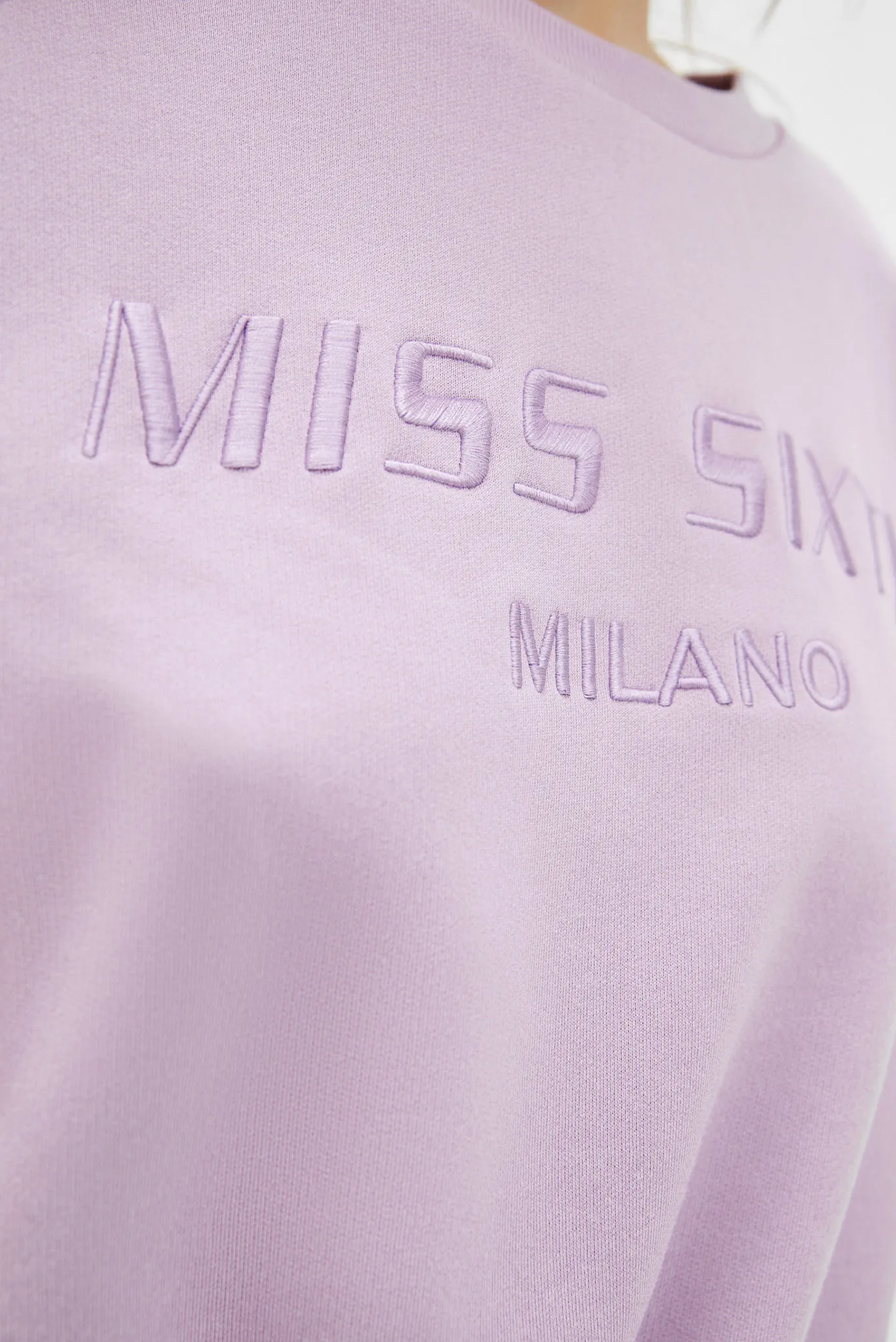 Женский сиреневый свитшот 4