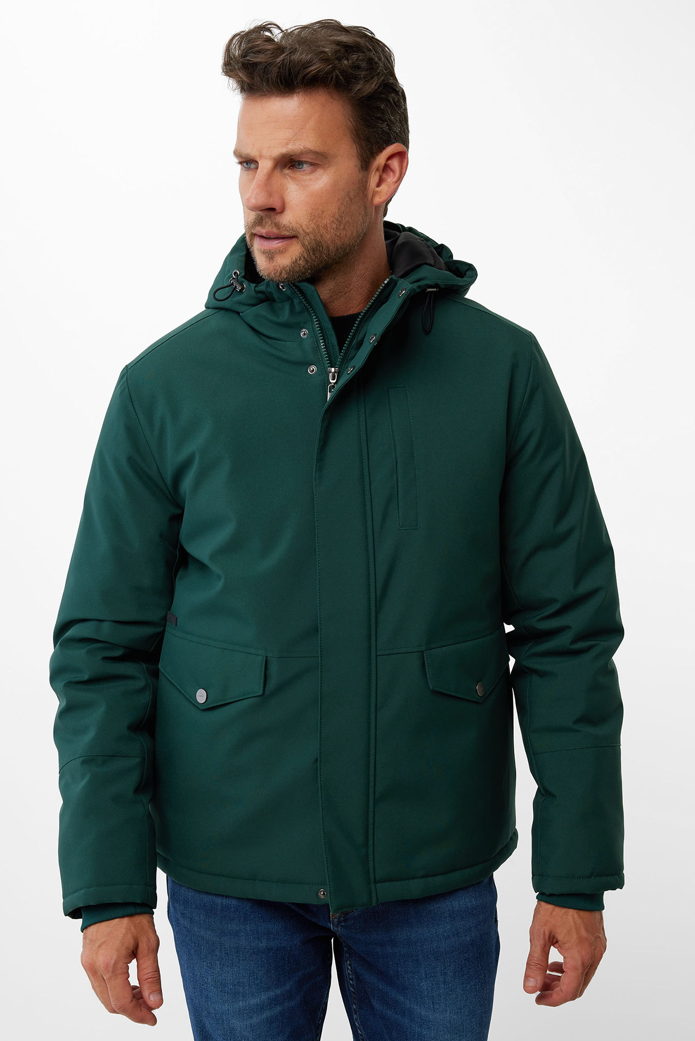Чоловіча зелена куртка 1