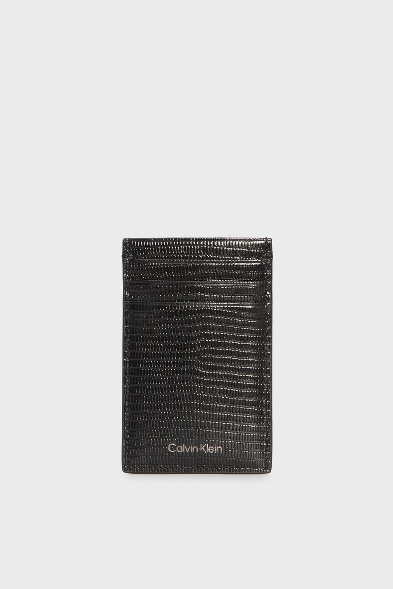 Мужской черный кожаный кардхолдер EMB LIZARD Черный ONESIZE Calvin Klein LV04D1052G Мужской черный кожаный кардхолдер EMB LIZARD Черный ONESIZE Calvin Klein LV04D1052G
