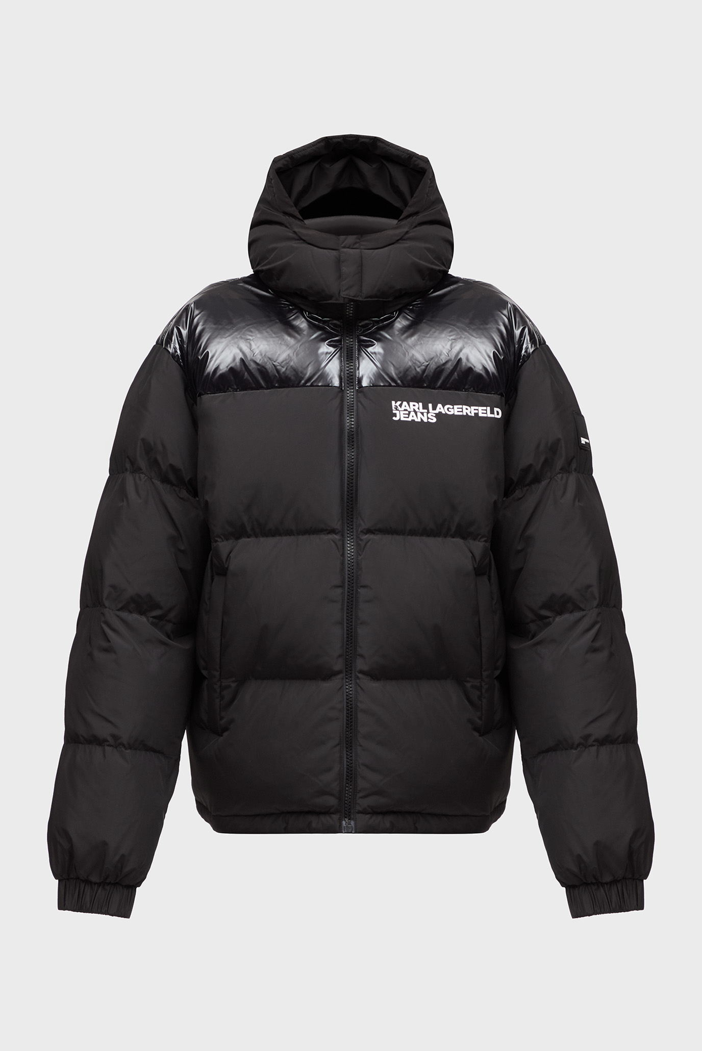 Мужская черная куртка KLJ PUFFER JACKET 1