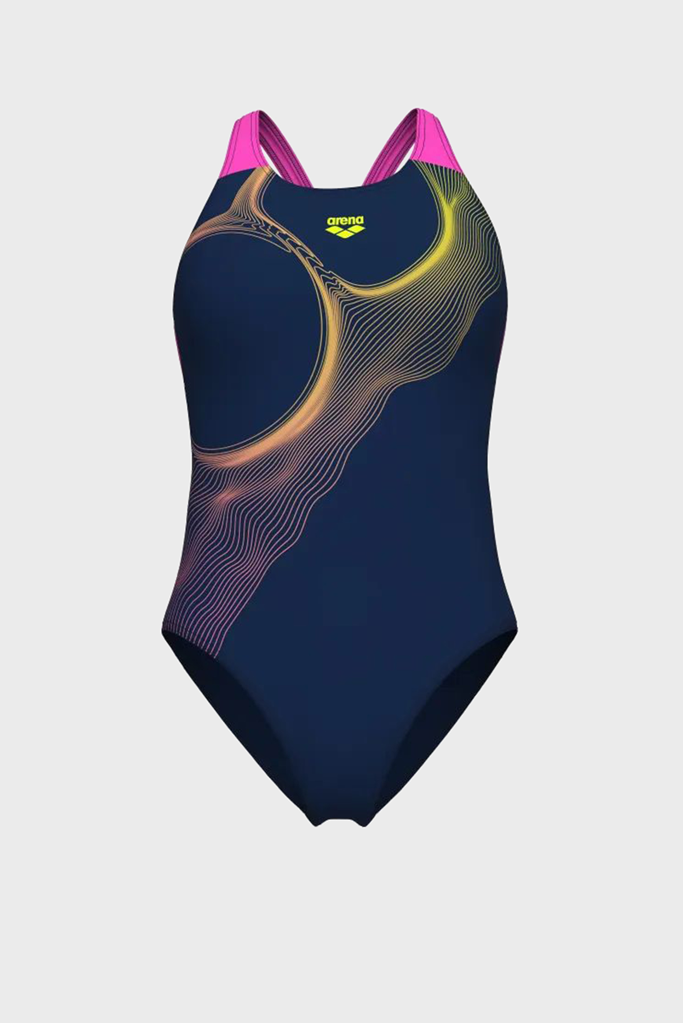 Женский темно-синий купальник RIPPLES SWIMSUIT V BACK B Синий 46 Arena 009021-780 Женский темно-синий купальник RIPPLES SWIMSUIT V BACK B Синий 46 Arena 009021-780