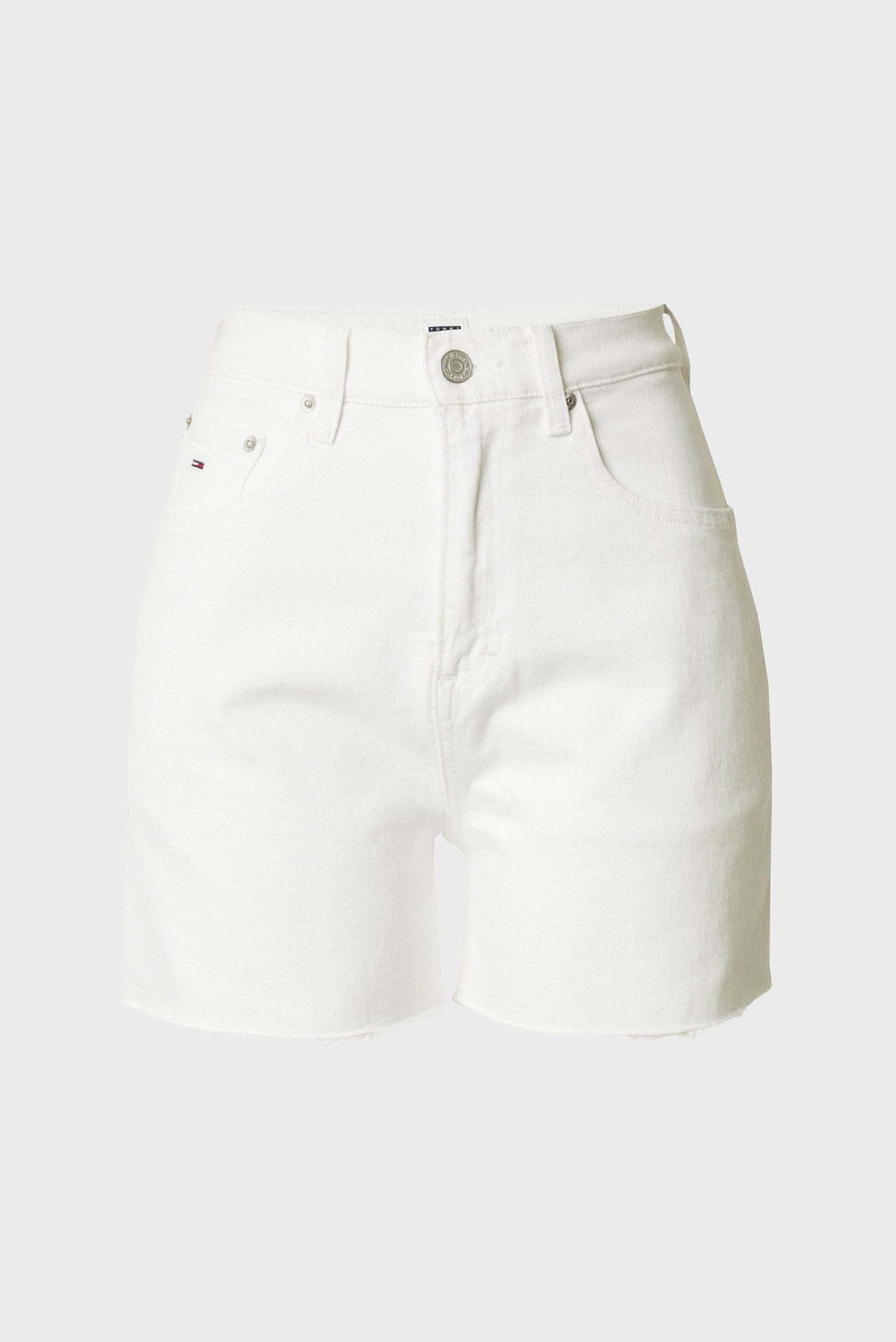 Женские белые джинсовые шорты MOM UH 1
