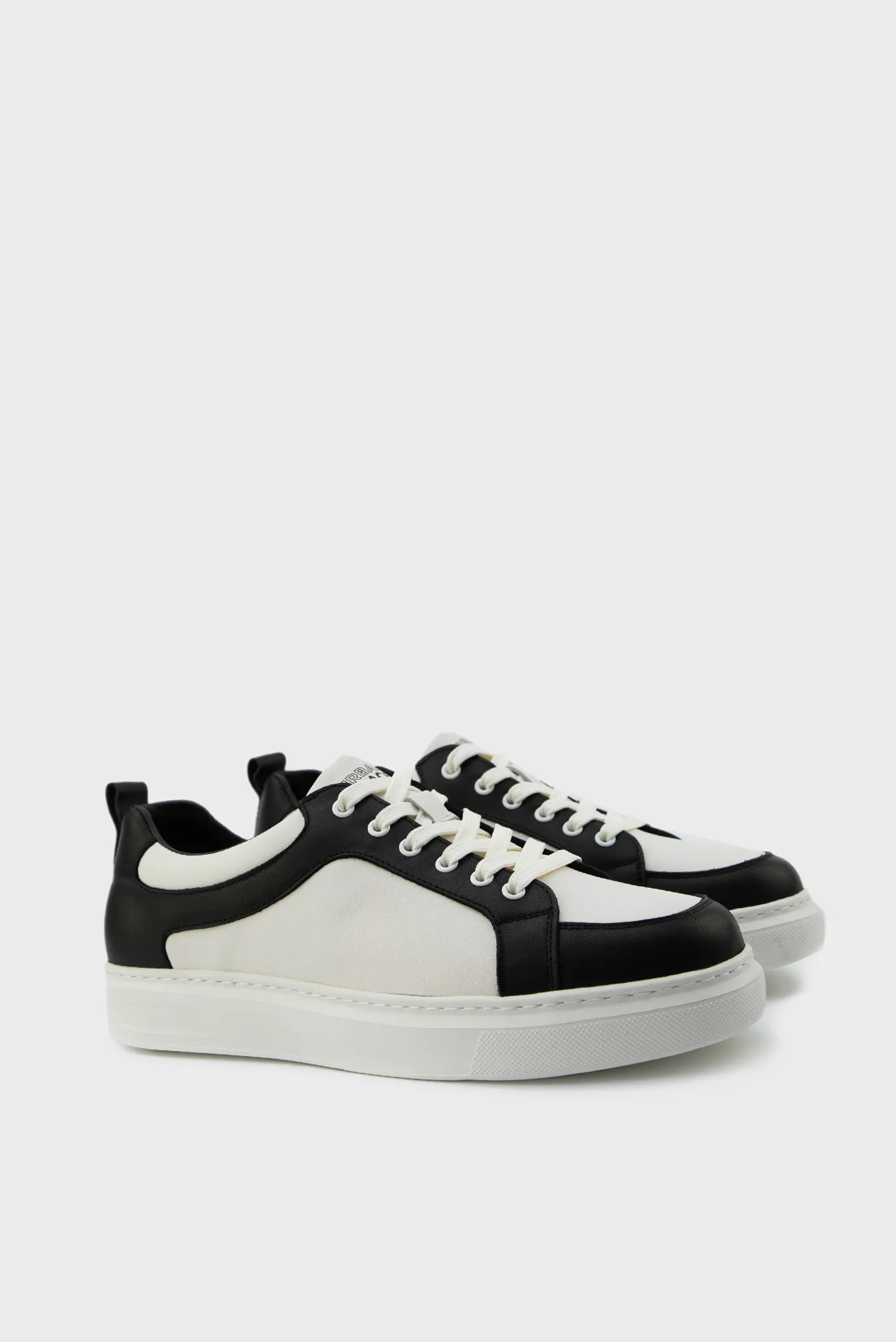 Мужские белые кожаные сникерсы 3