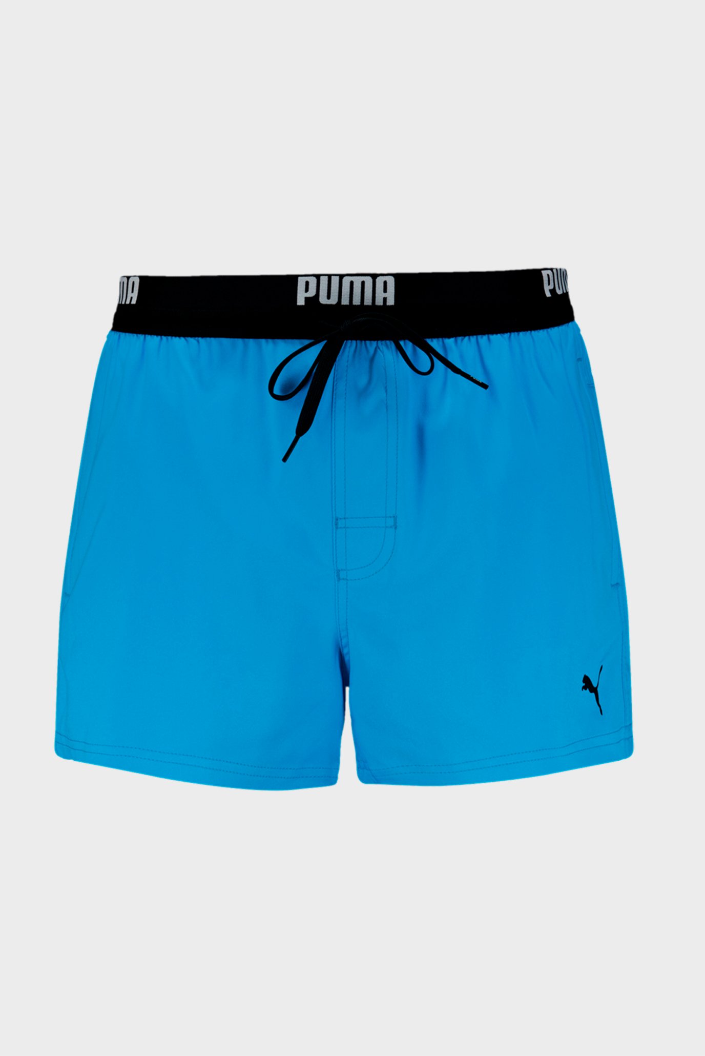 Чоловічі блакитні плавальні шорти PUMA Swim Men Logo Short Length Swim Shorts 1