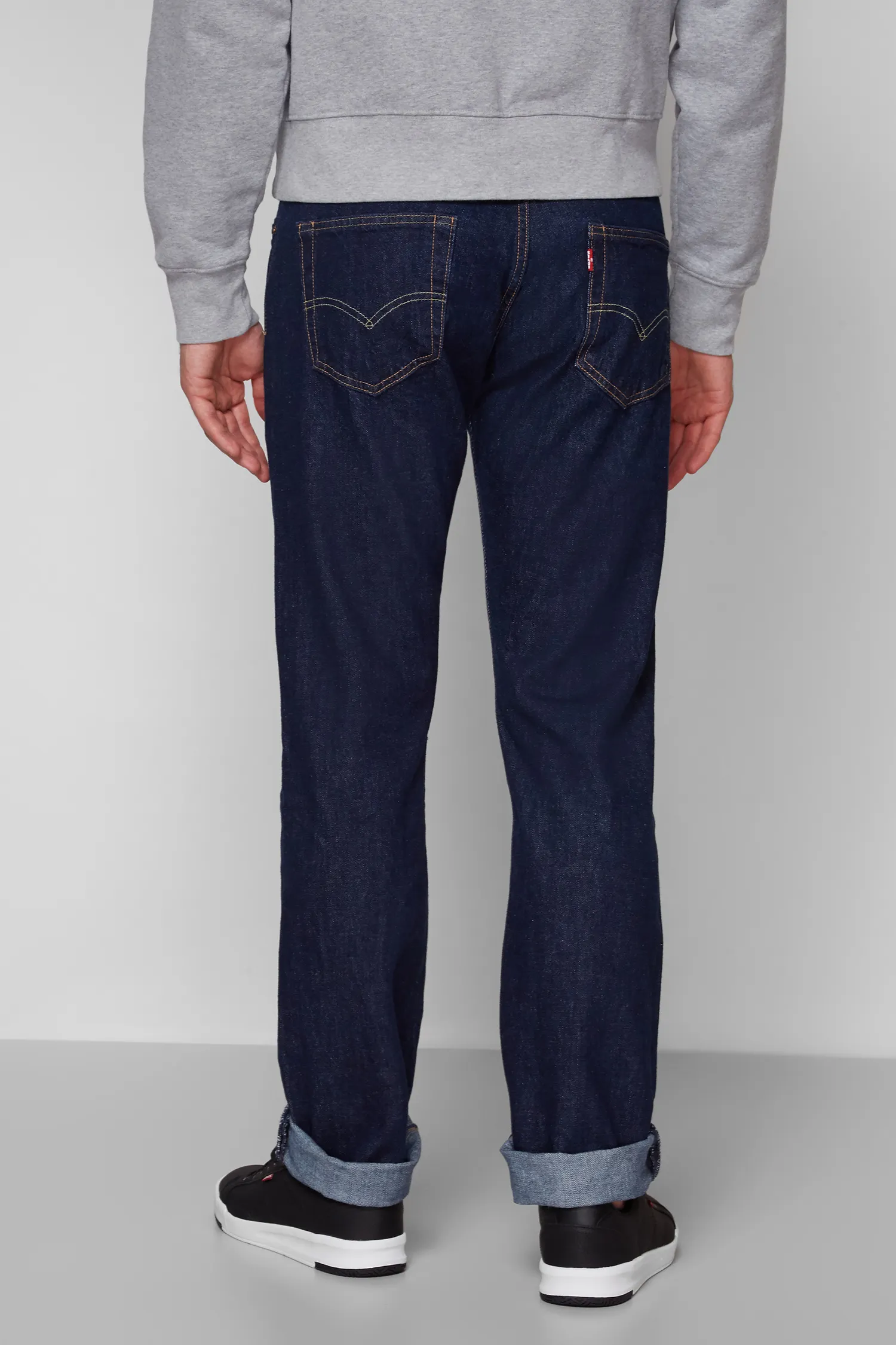 Мужские темно-синие джинсы 501® Straight 3
