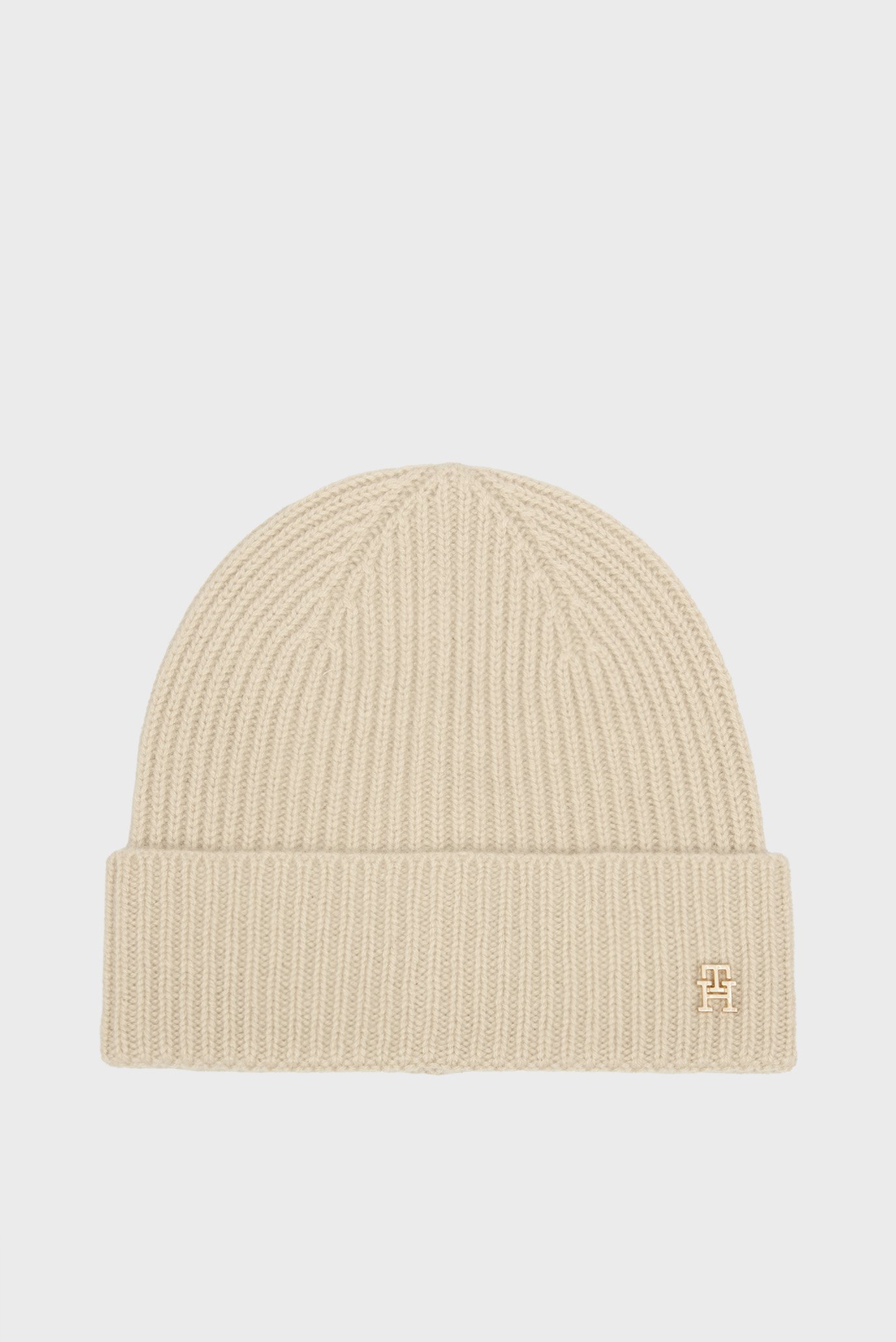Женская бежевая кашемировая шапка CASHMERE Бежевый ONESIZE Tommy Hilfiger AW0AW17772 Женская бежевая кашемировая шапка CASHMERE Бежевый ONESIZE Tommy Hilfiger AW0AW17772