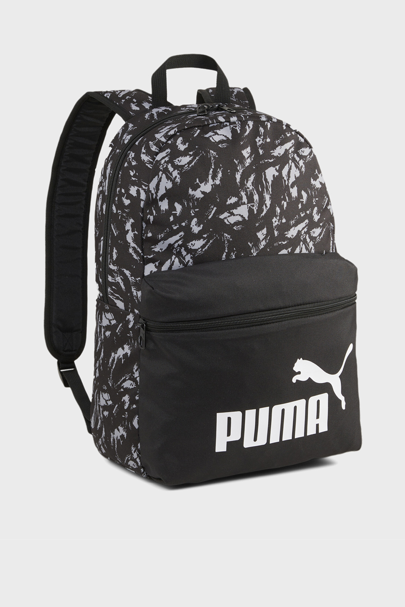 Черный рюкзак PUMA Phase Printed Backpack 1