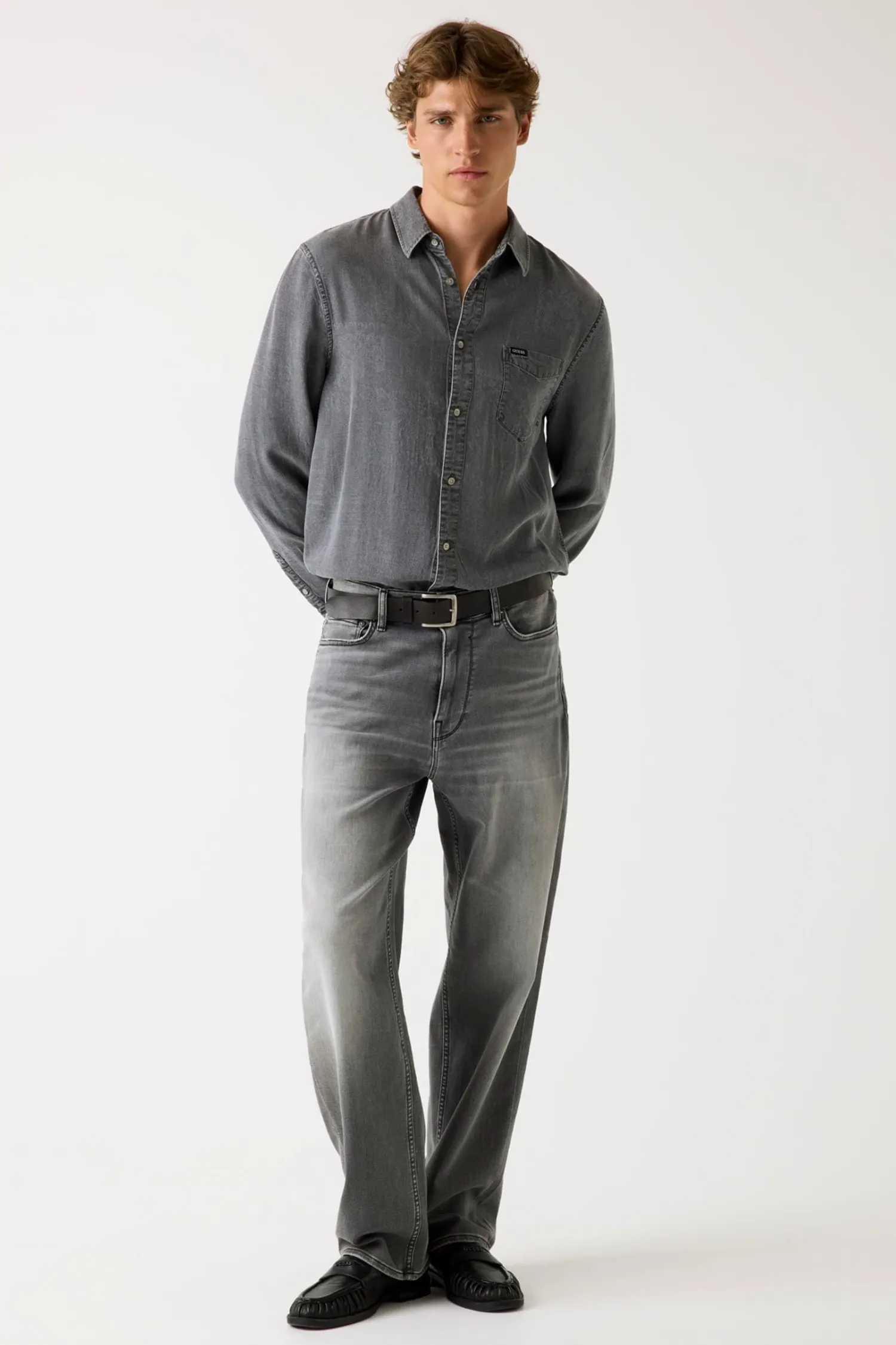 Чоловічі сірі джинси 2