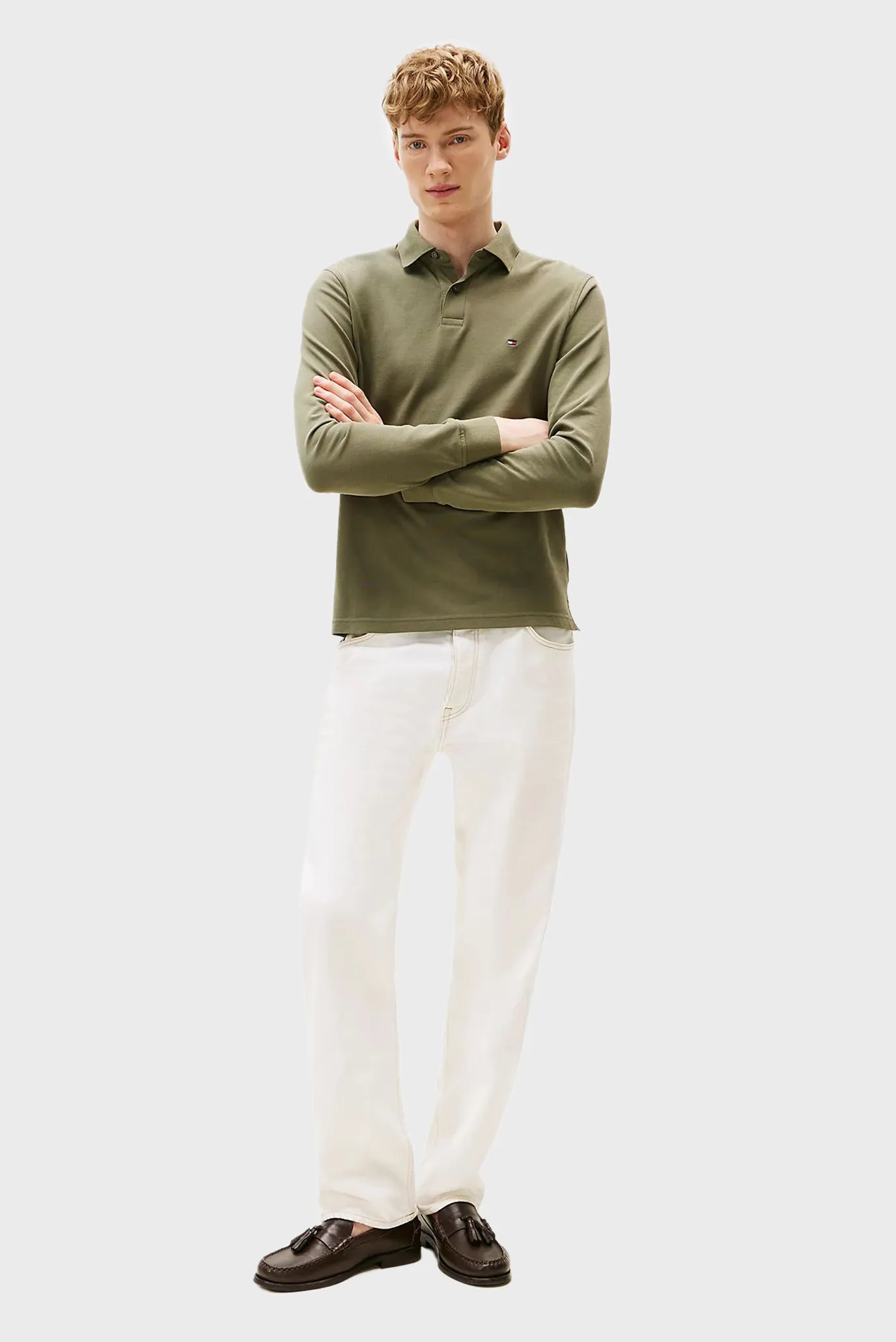 Мужское оливковое поло 1985 REGULAR 2