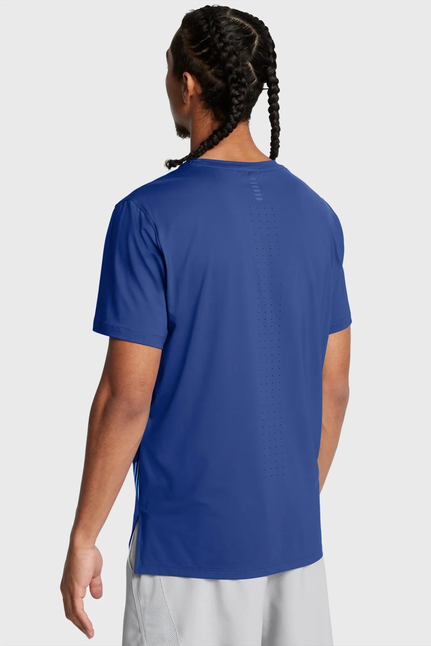 Мужская синяя футболка UA LAUNCH ELITE GRAPHIC SS 2