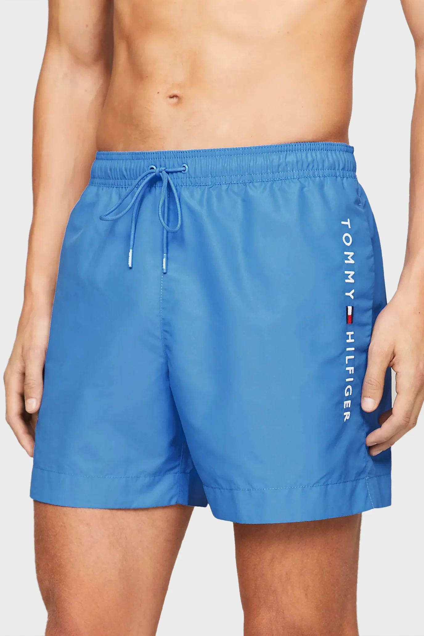 Чоловічі блакитні плавальні шорти MEDIUM DRAWSTRING 1