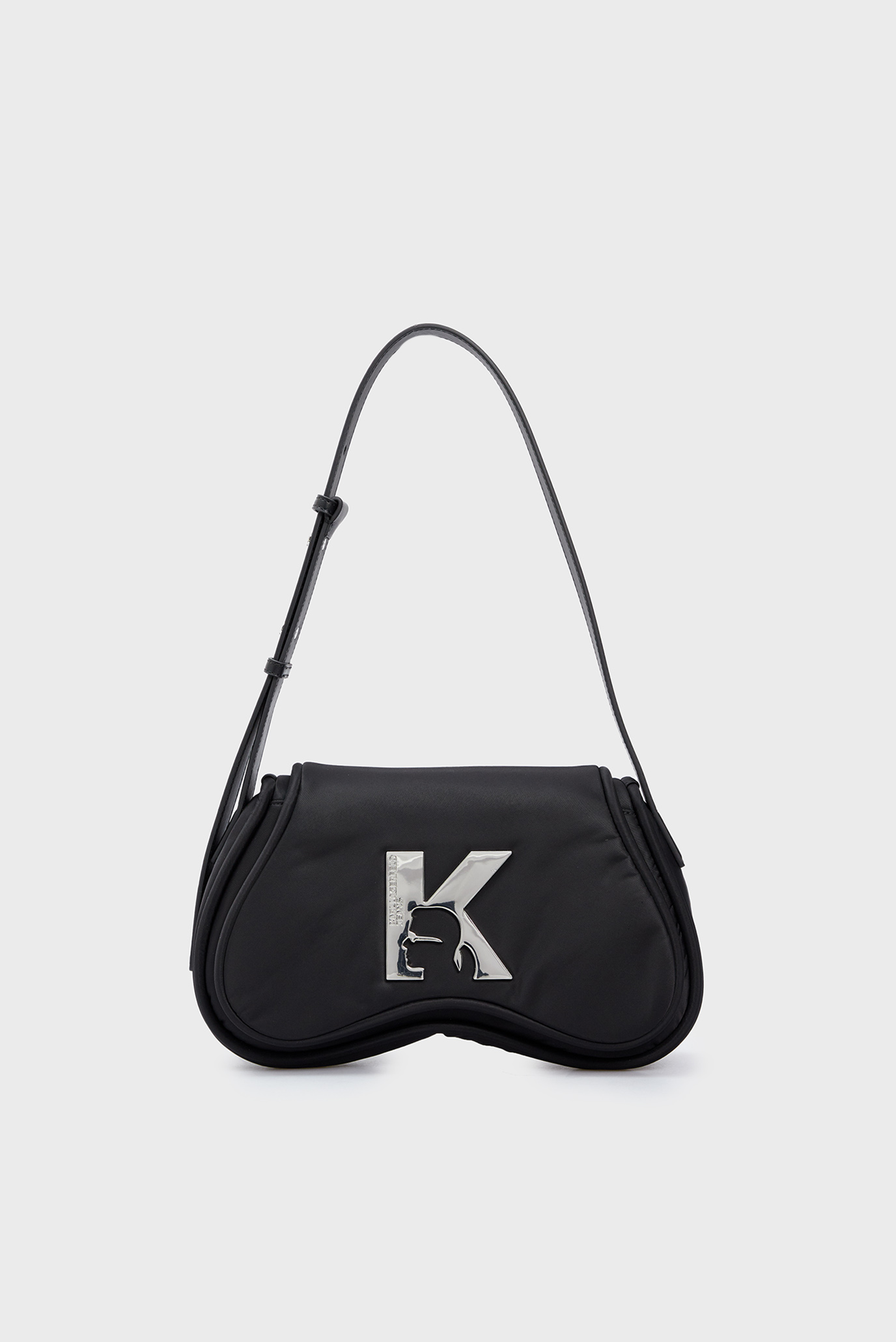 Женская черная сумка SUNGLASS NYLON SHOULDER BAG 1